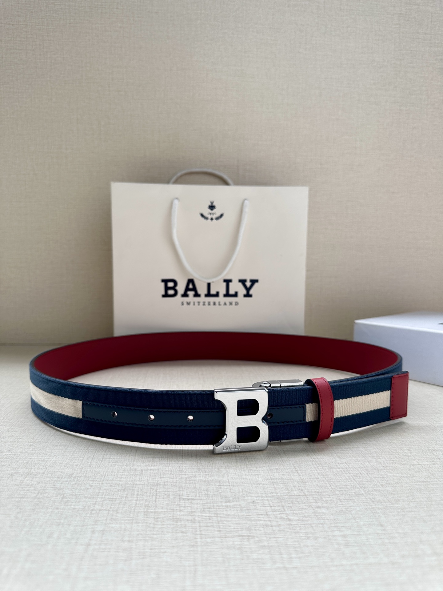 Bally Male Basic Belt Cow Leather M-l