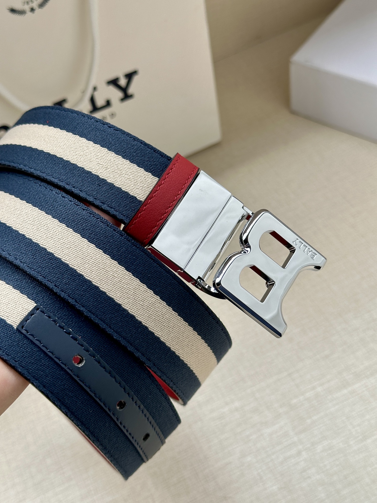 Bally Male Basic Belt Cow Leather M-l