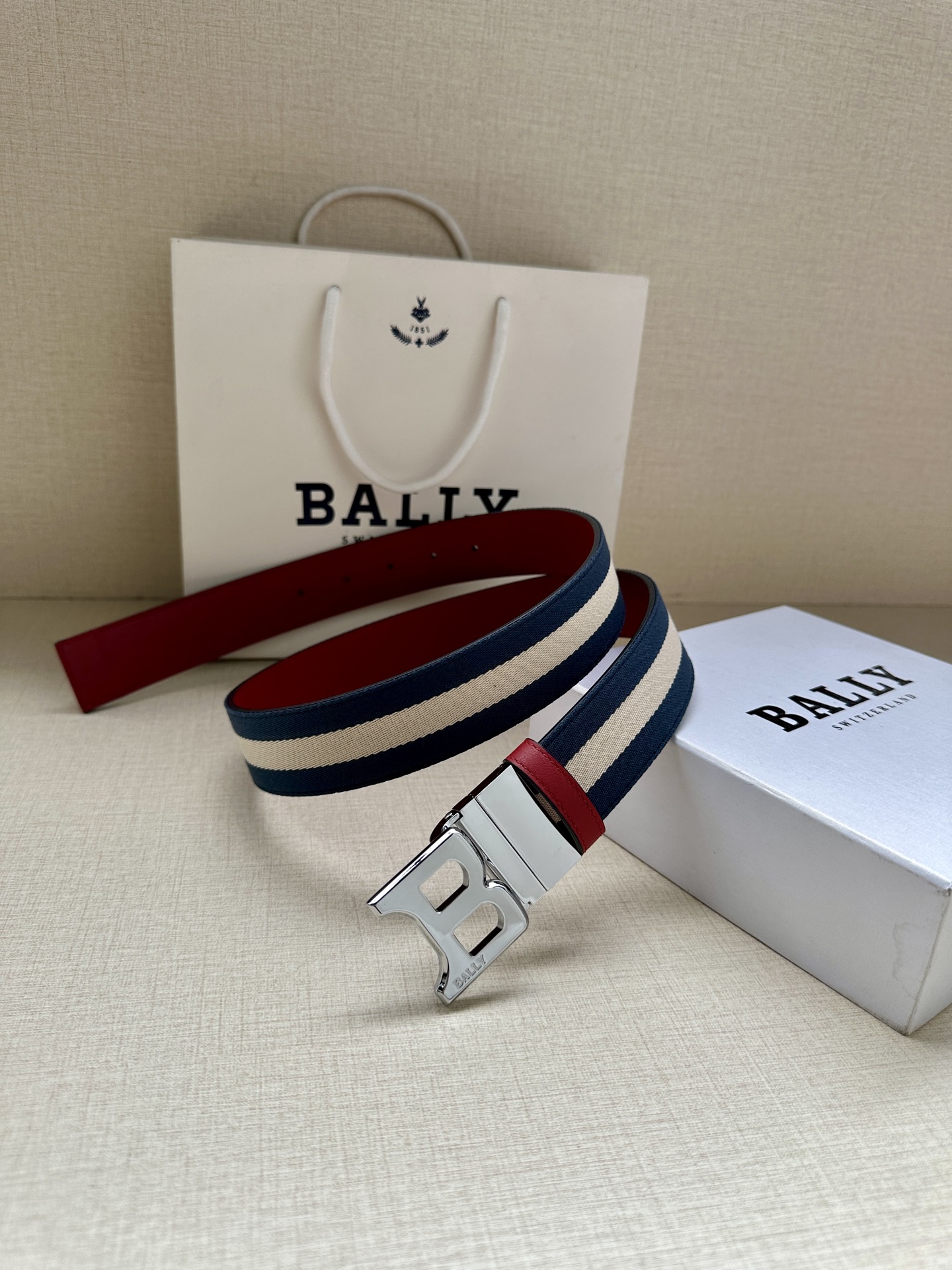 Bally Male Basic Belt Cow Leather M-l