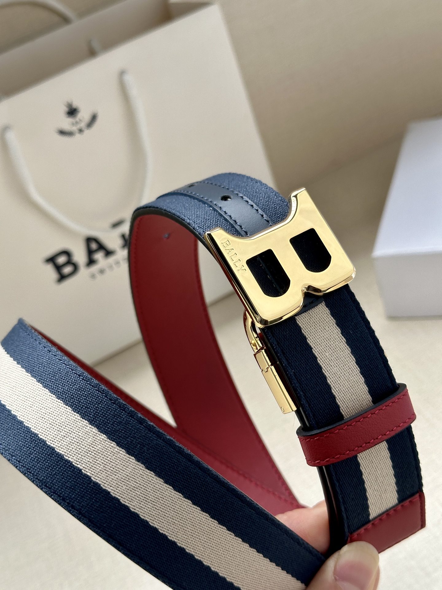 Bally Male Basic Belt Cow Leather M-l
