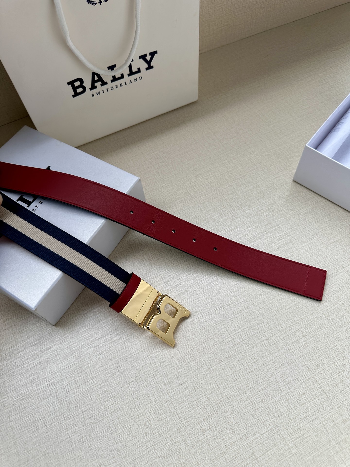Bally Male Basic Belt Cow Leather M-l