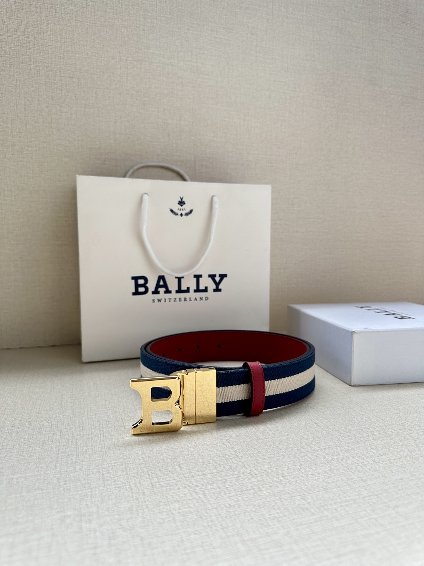 Bally Male Basic Belt Cow Leather M-l