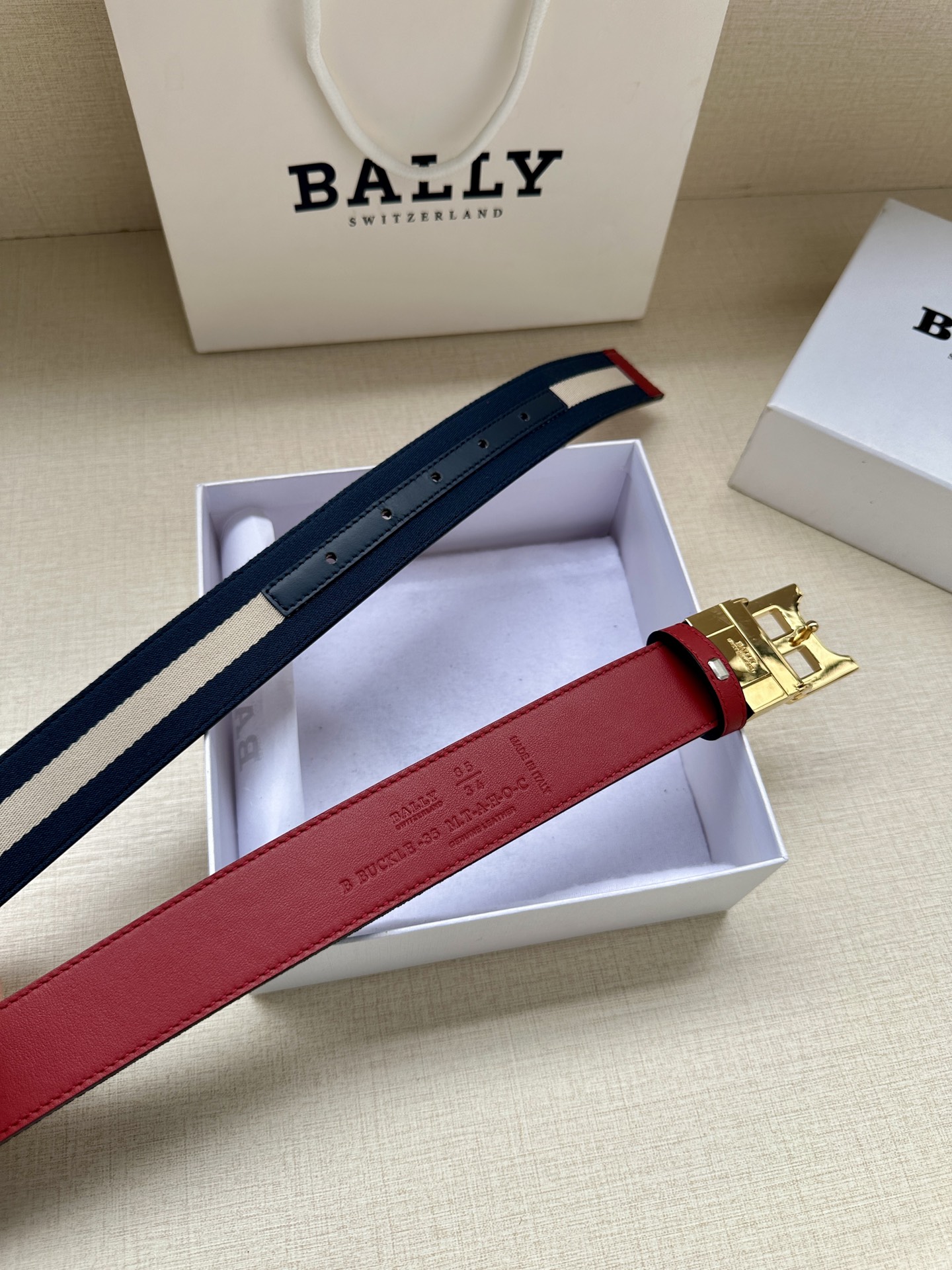 Bally Male Basic Belt Cow Leather M-l
