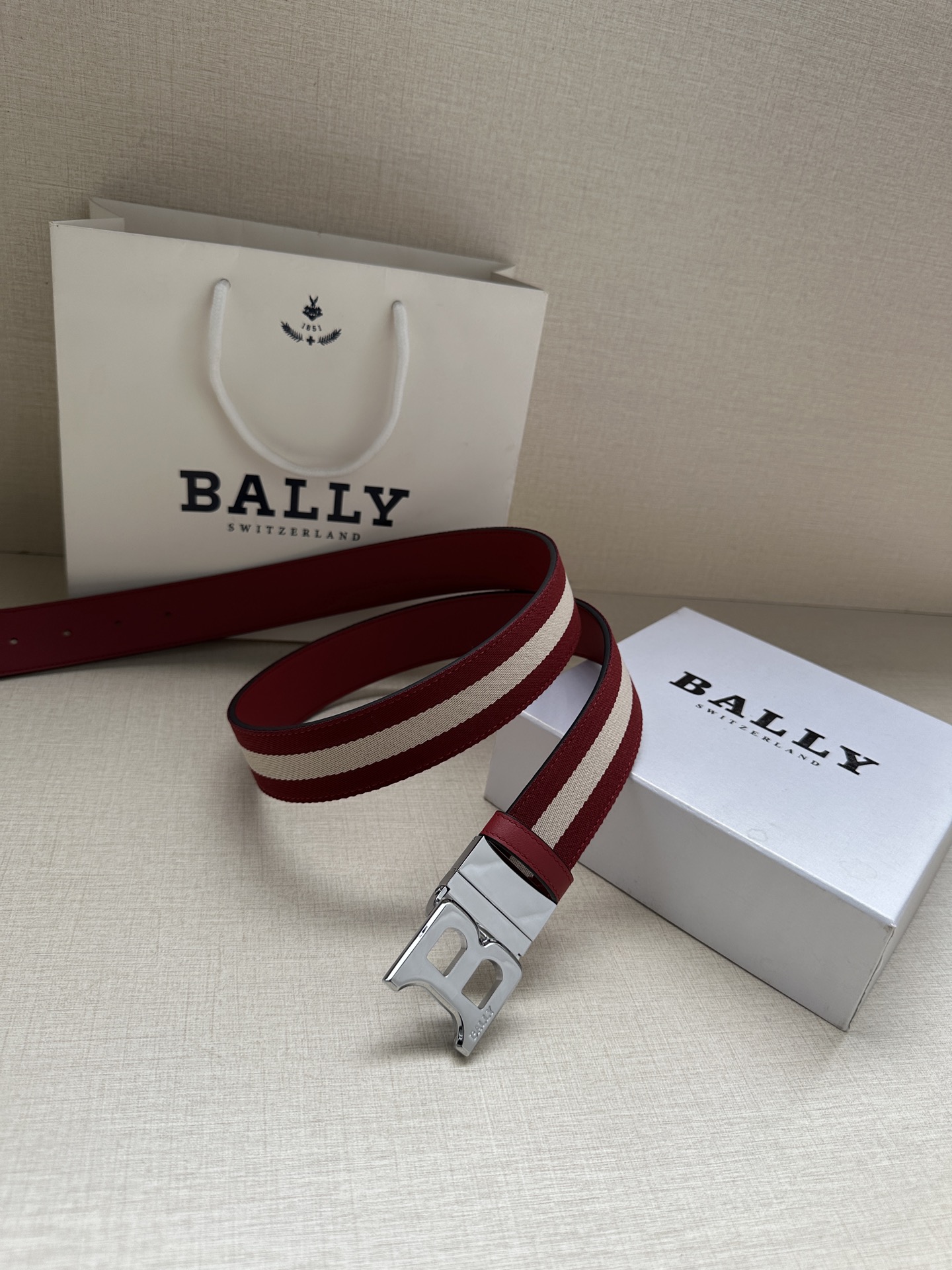 Bally Male Basic Belt Cow Leather M-l