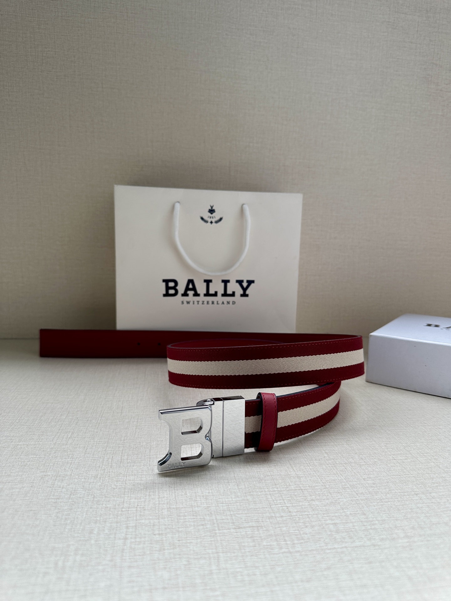 Bally Male Basic Belt Cow Leather M-l
