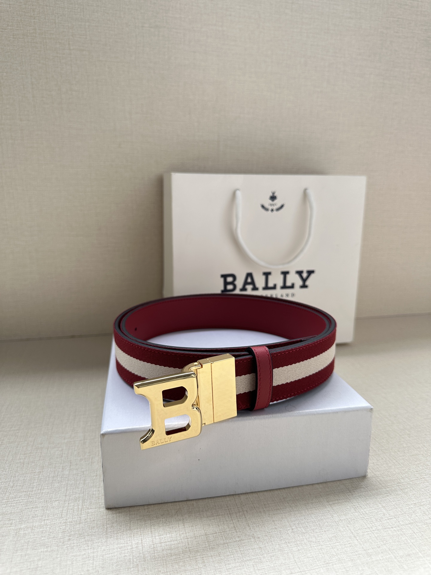 Bally Male Basic Belt Cow Leather M-l