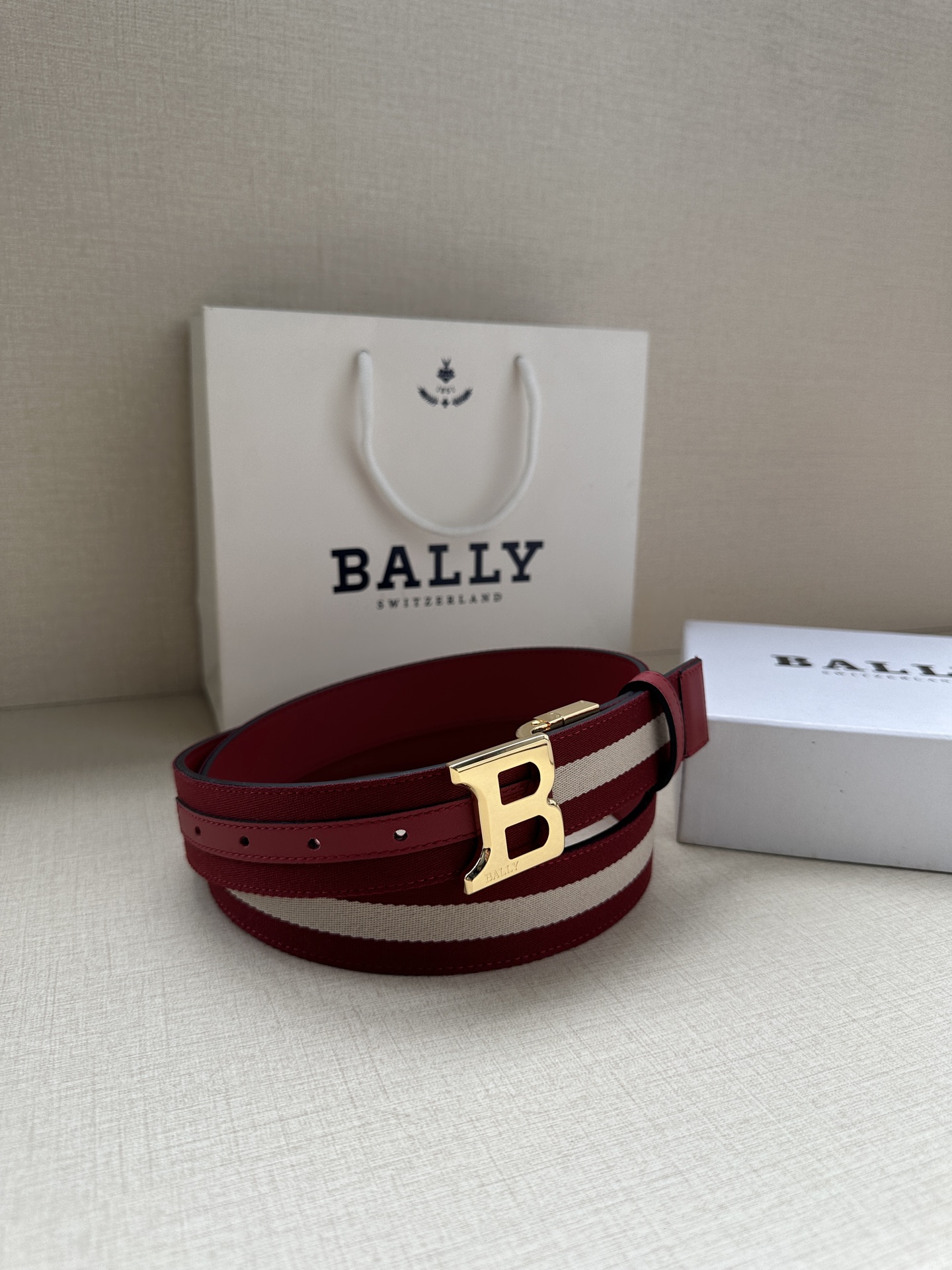Bally Male Basic Belt Cow Leather M-l