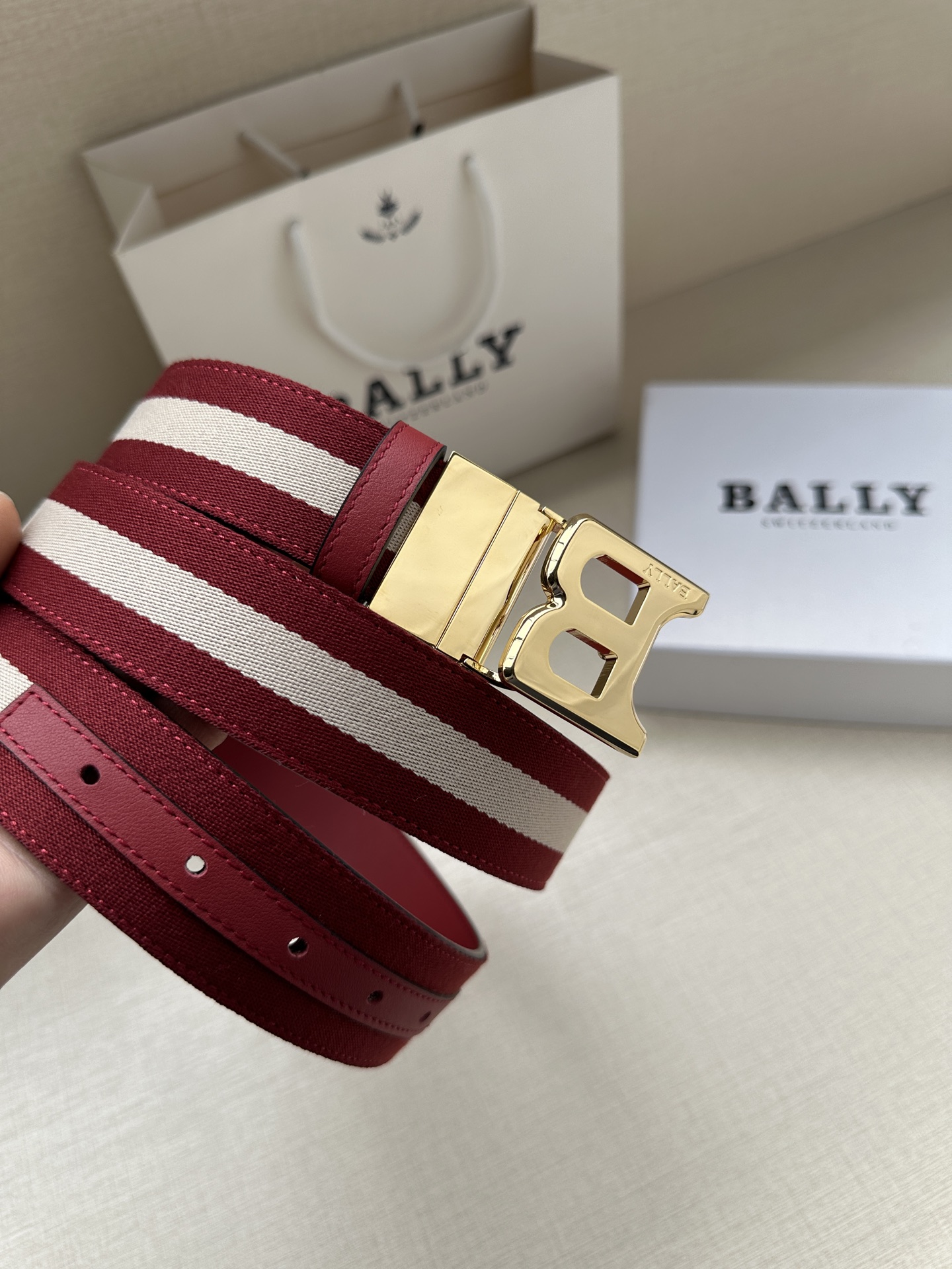 Bally Male Basic Belt Cow Leather M-l