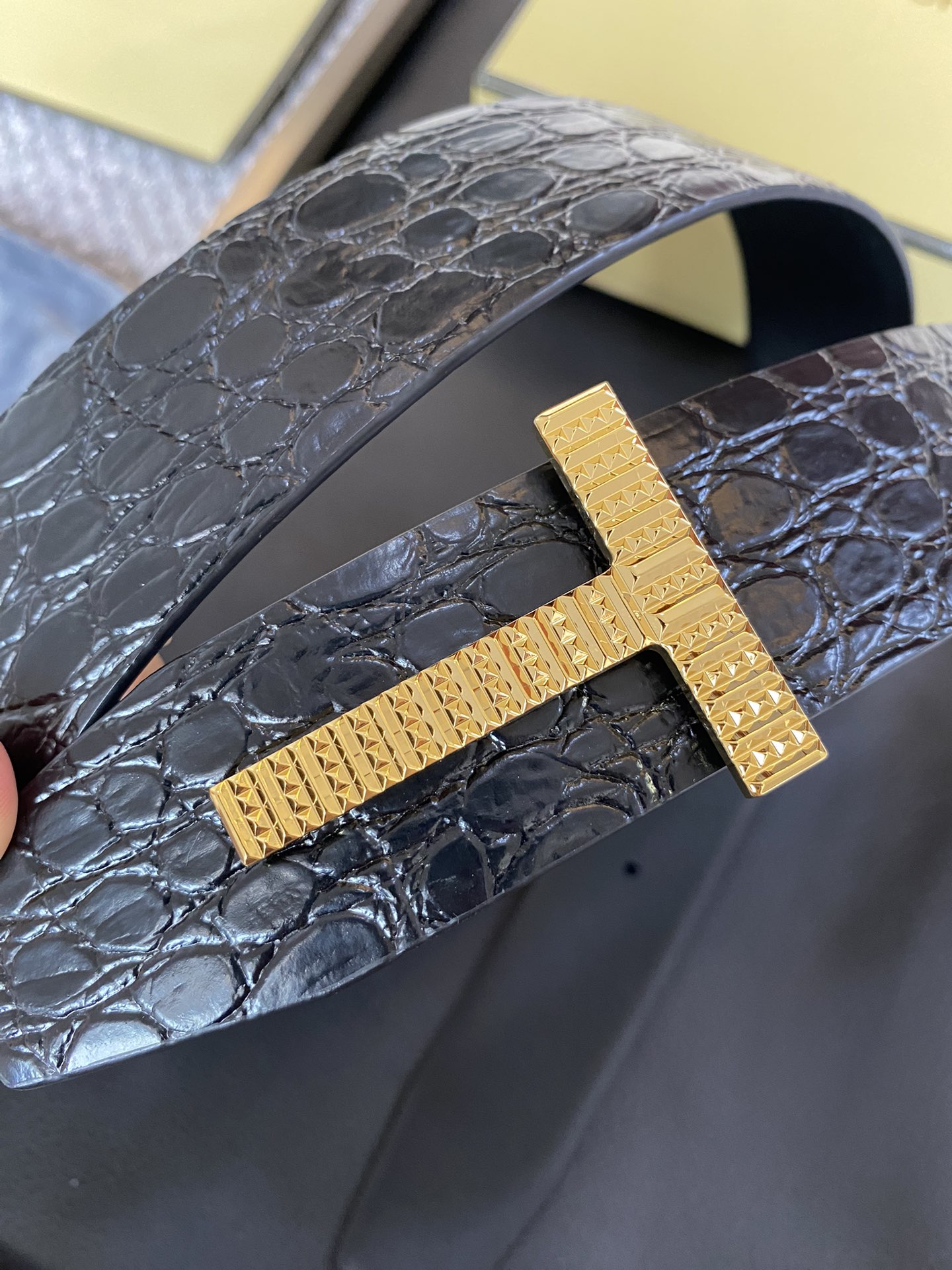 Tom Ford Male Basic Belt Cow Leather M