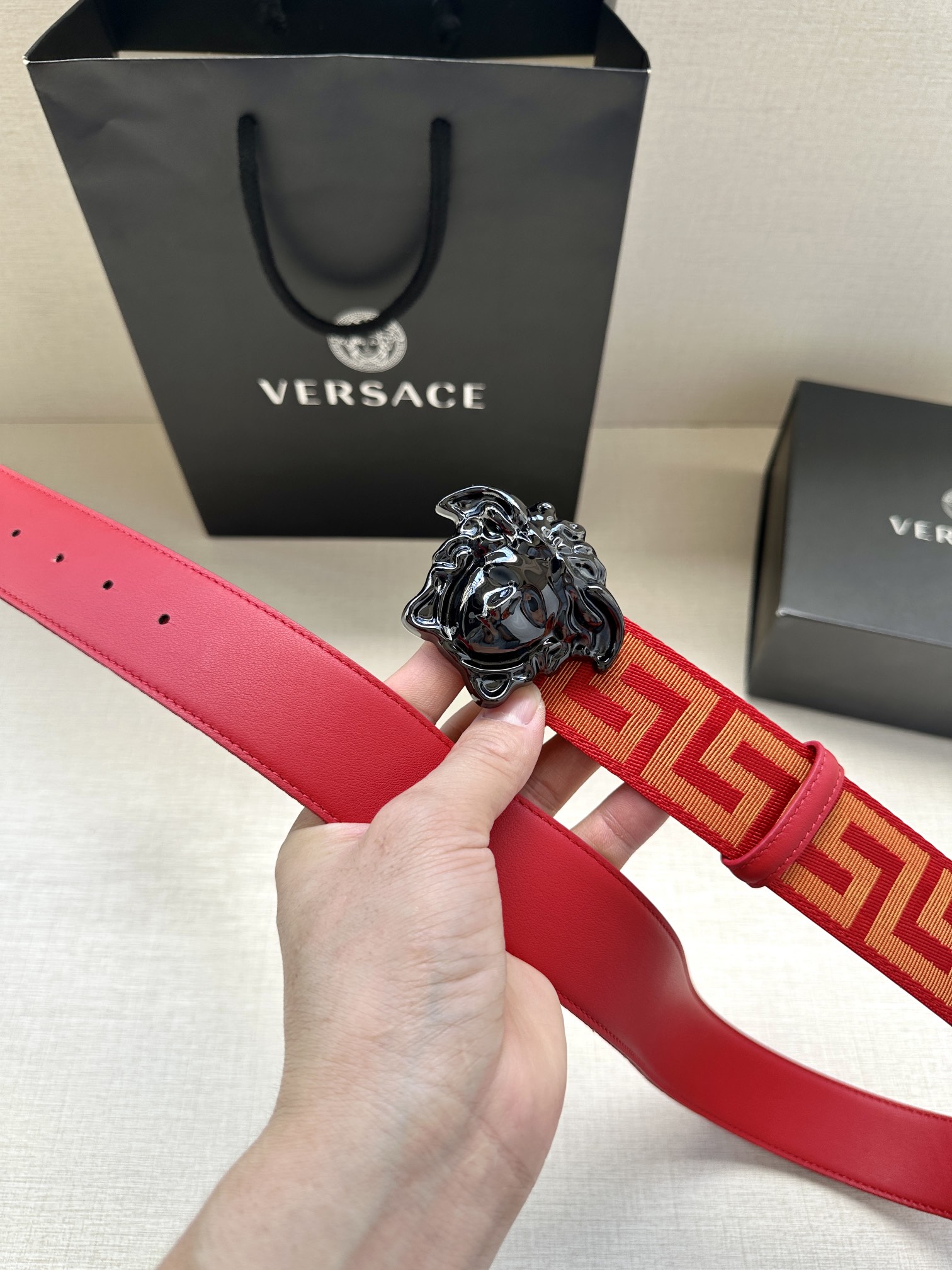 Versace Basic Belt S-m