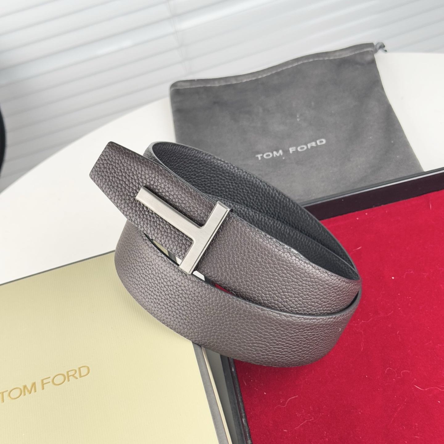 Tom Ford Male Basic Belt Cow Leather 14515-m