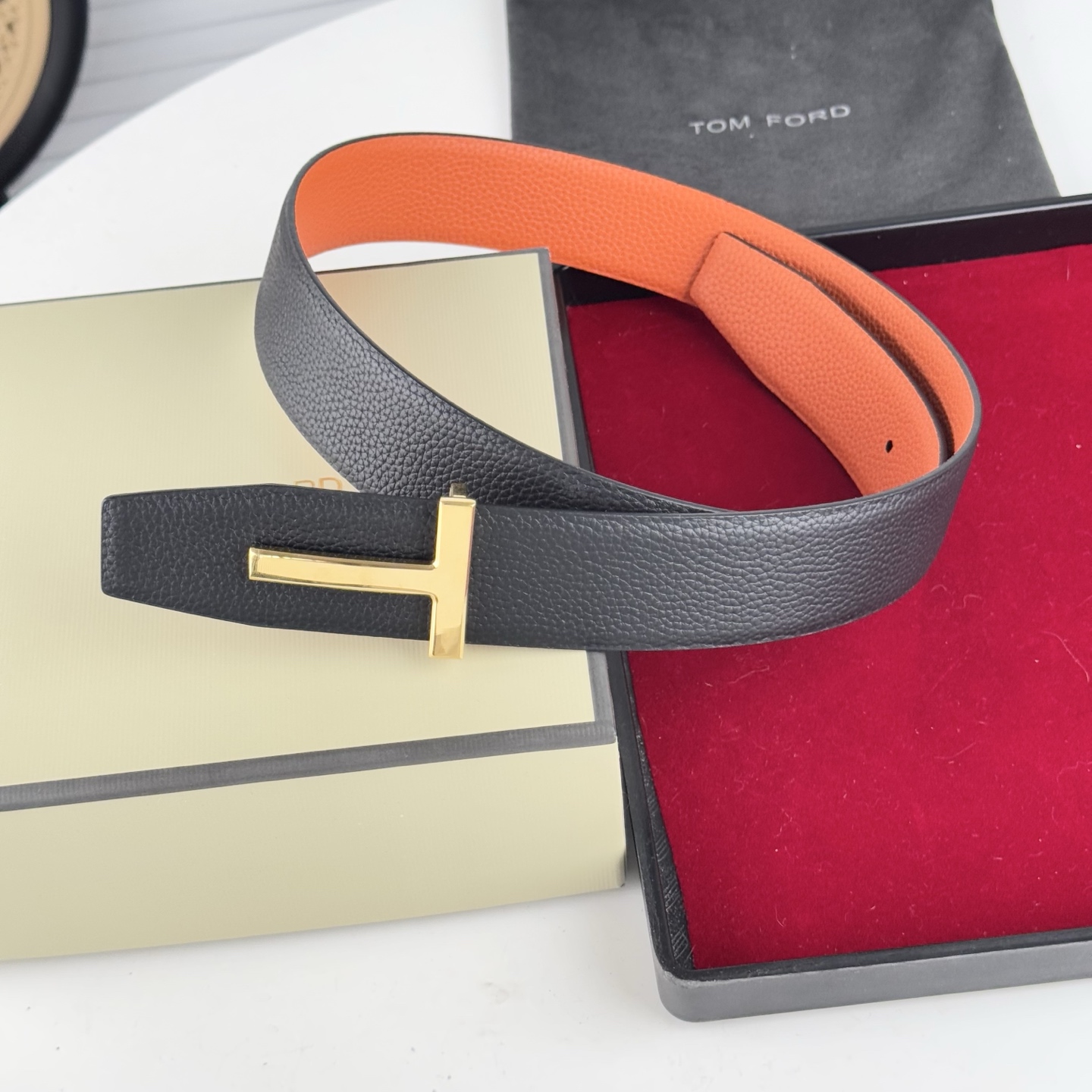 Tom Ford Male Basic Belt Cow Leather 14515-m