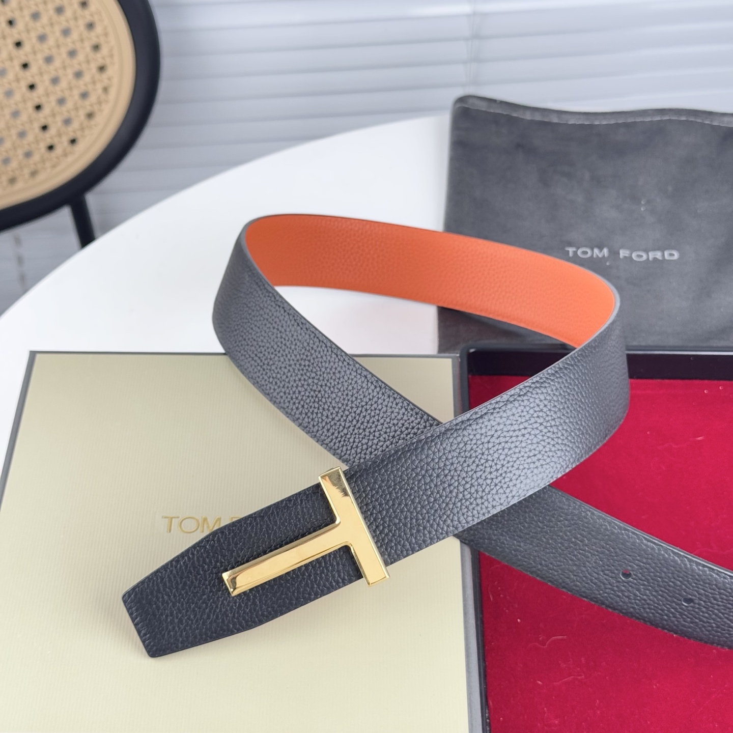 Tom Ford Male Basic Belt Cow Leather 14515-m