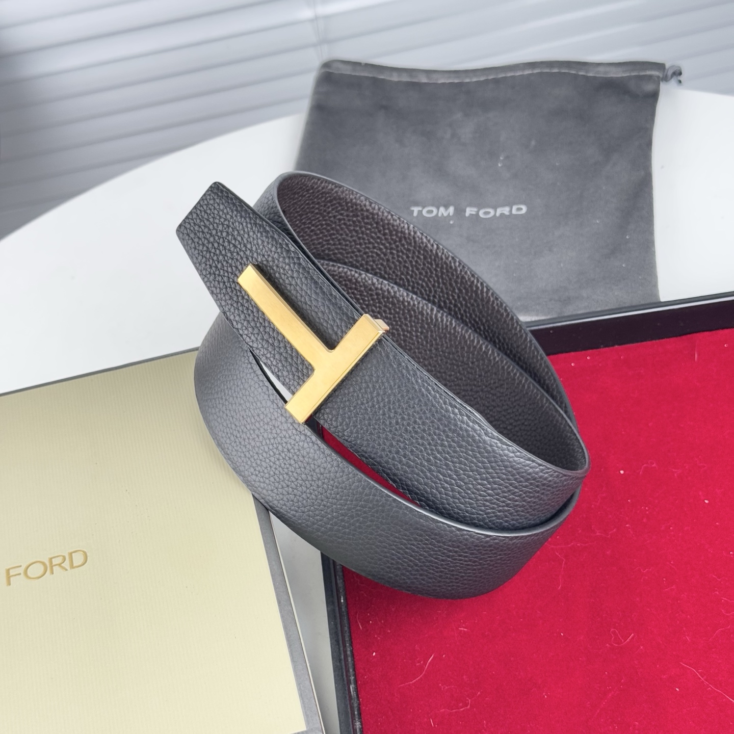 Tom Ford Male Basic Belt Cow Leather 14515-m