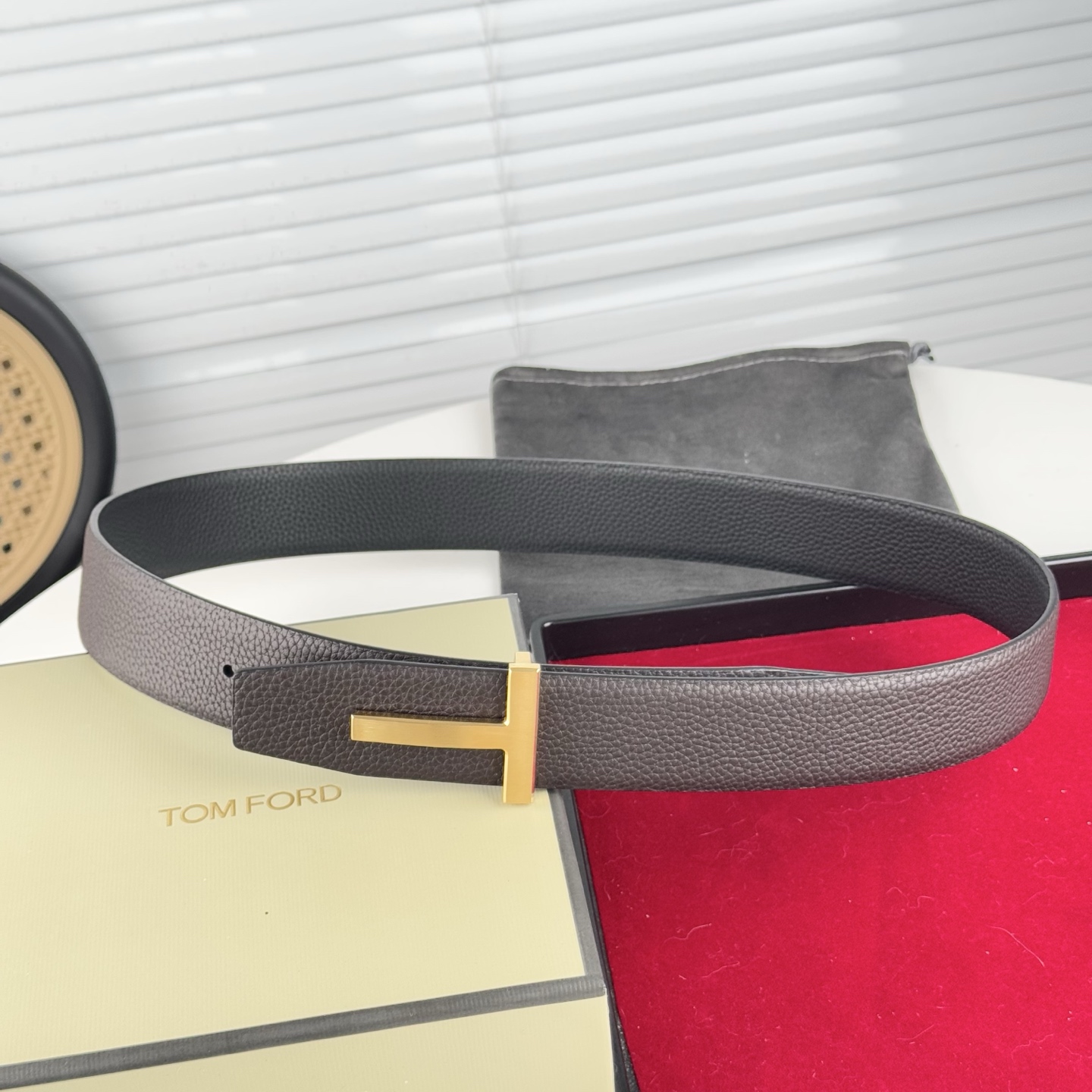 Tom Ford Male Basic Belt Cow Leather 14515-m