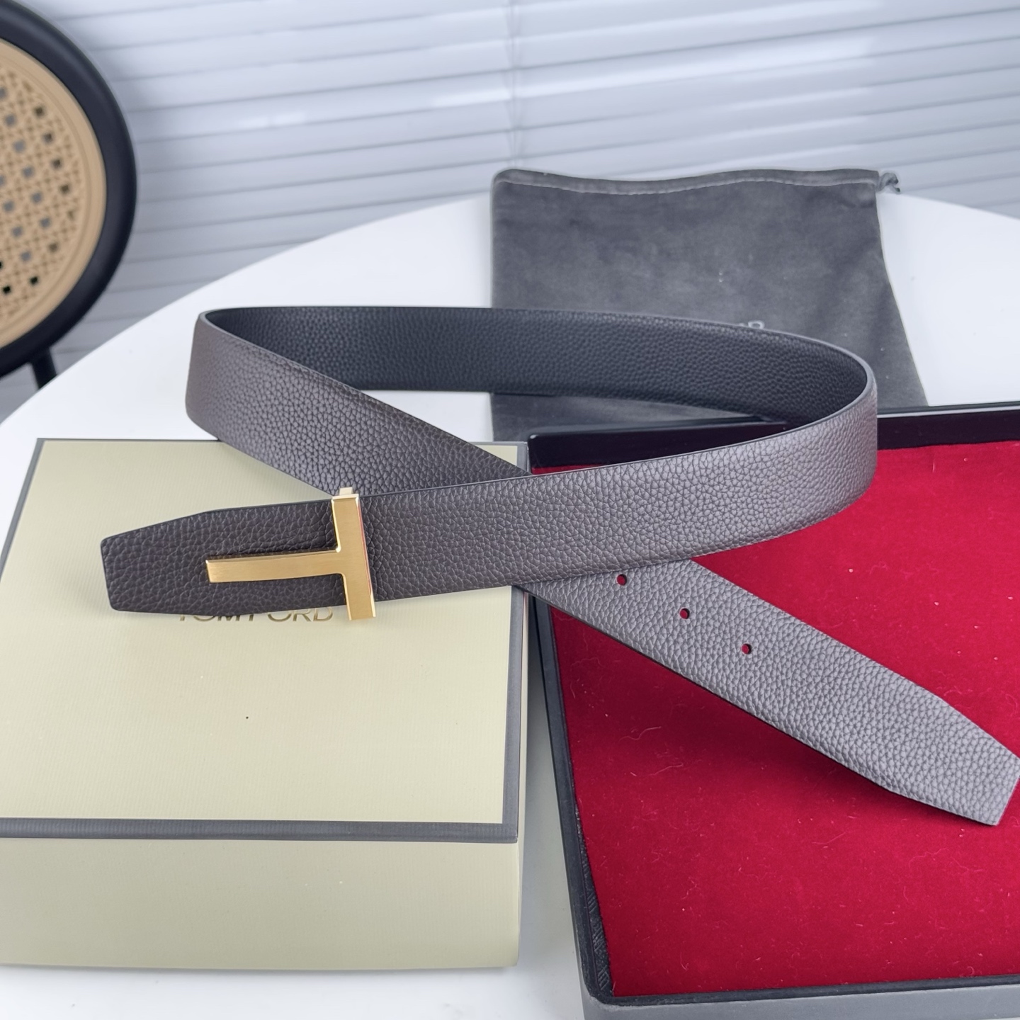 Tom Ford Male Basic Belt Cow Leather 14515-m