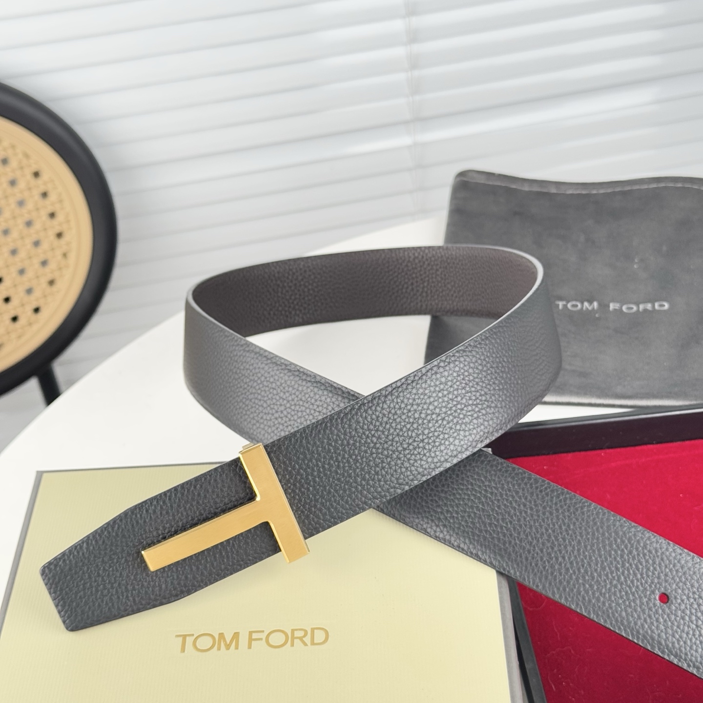 Tom Ford Male Basic Belt Cow Leather 14515-m