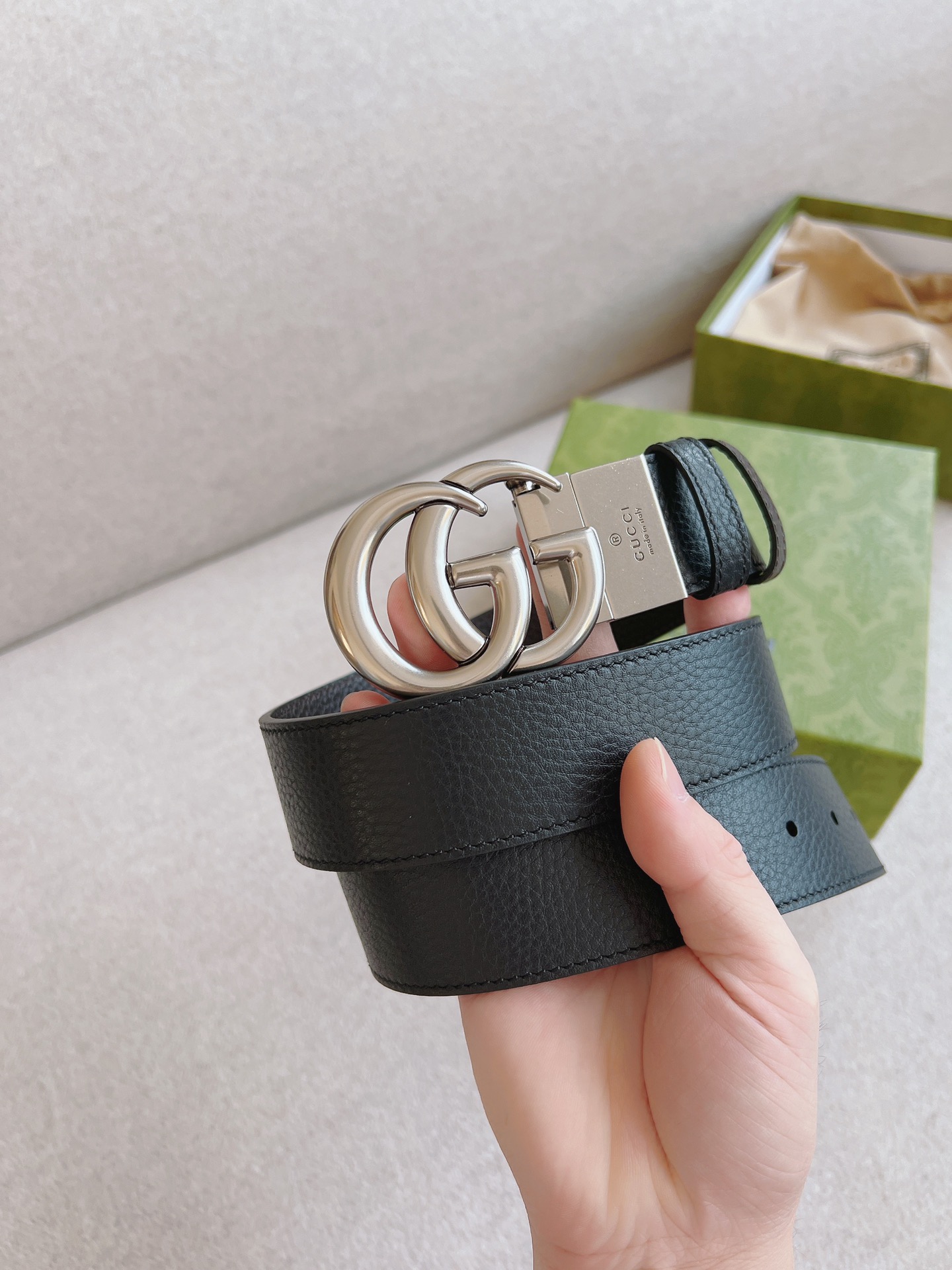 Gucci Basic Belt 37mm-m
