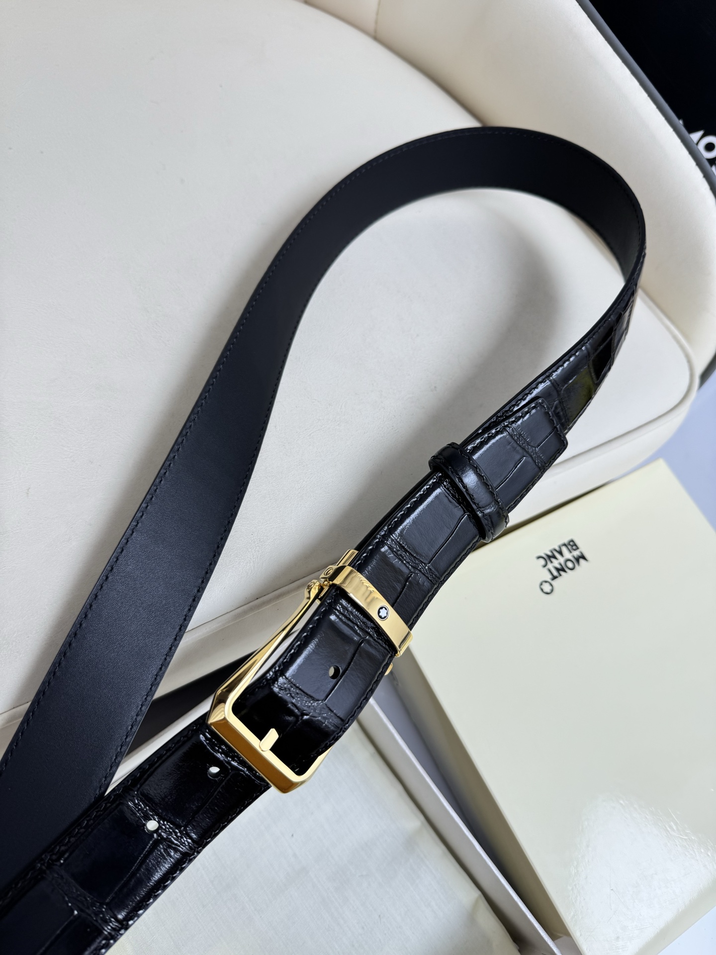 Montblanc Basic Belt Top Grain Leather M-l