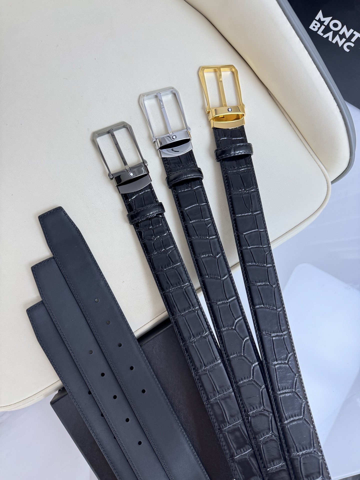 Montblanc Basic Belt Top Grain Leather M-l