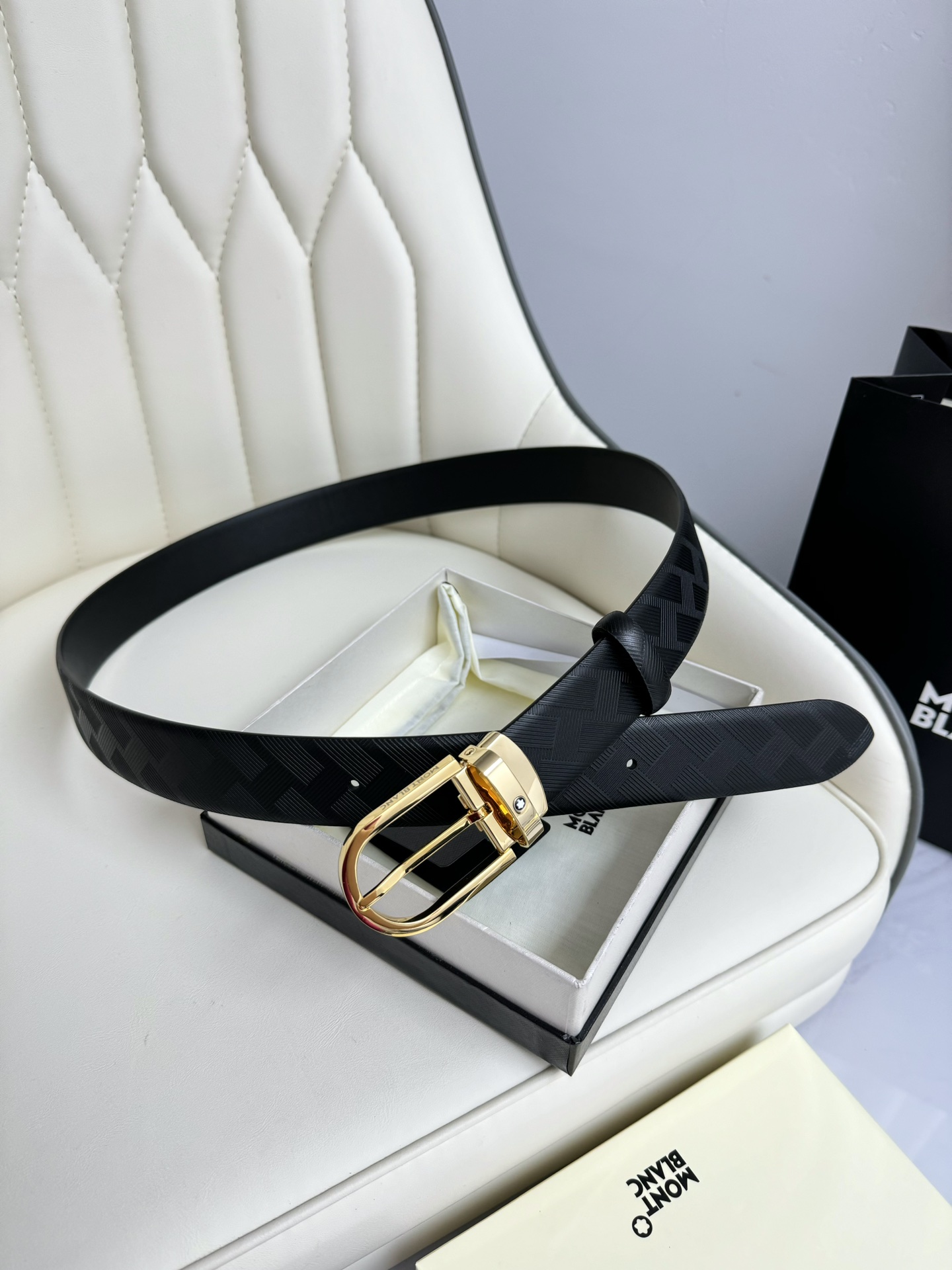 Montblanc Basic Belt Top Grain Leather M-l