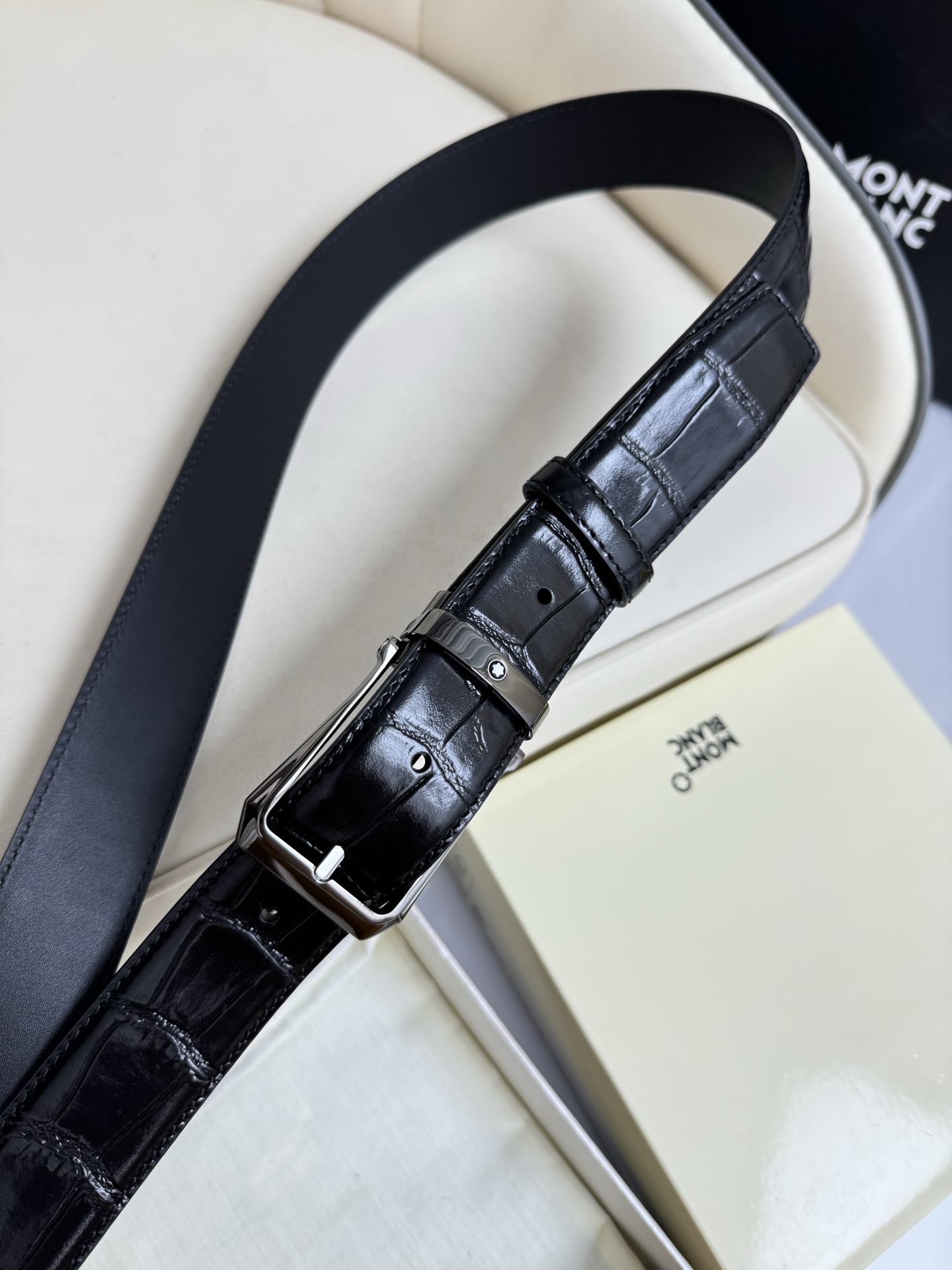 Montblanc Basic Belt Top Grain Leather M-l