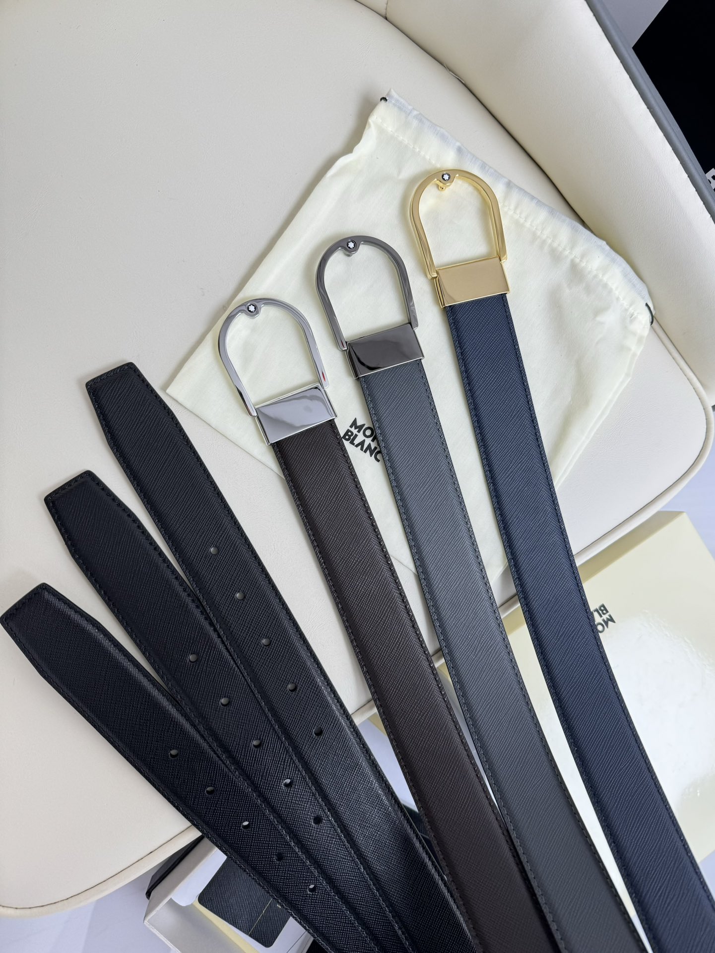 Montblanc Basic Belt Top Grain Leather M-l