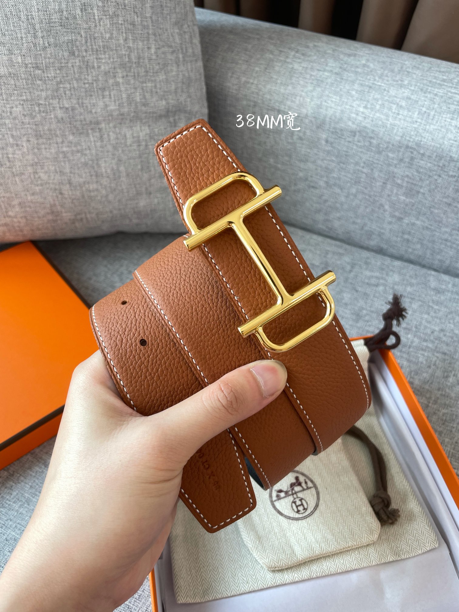 Hermès Basic Belt 38mm-s-m-l