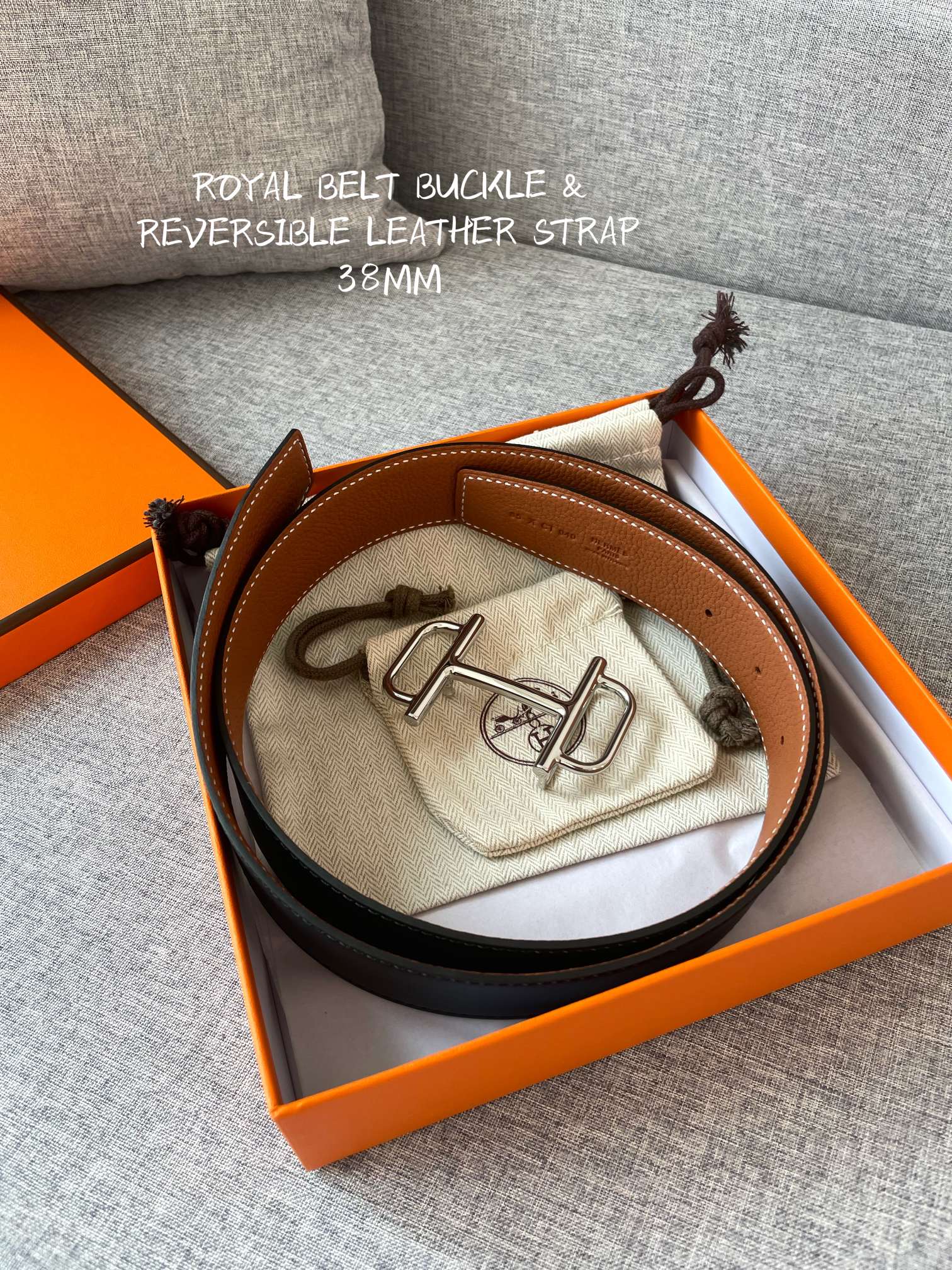 Hermès Basic Belt 38mm-s-m-l