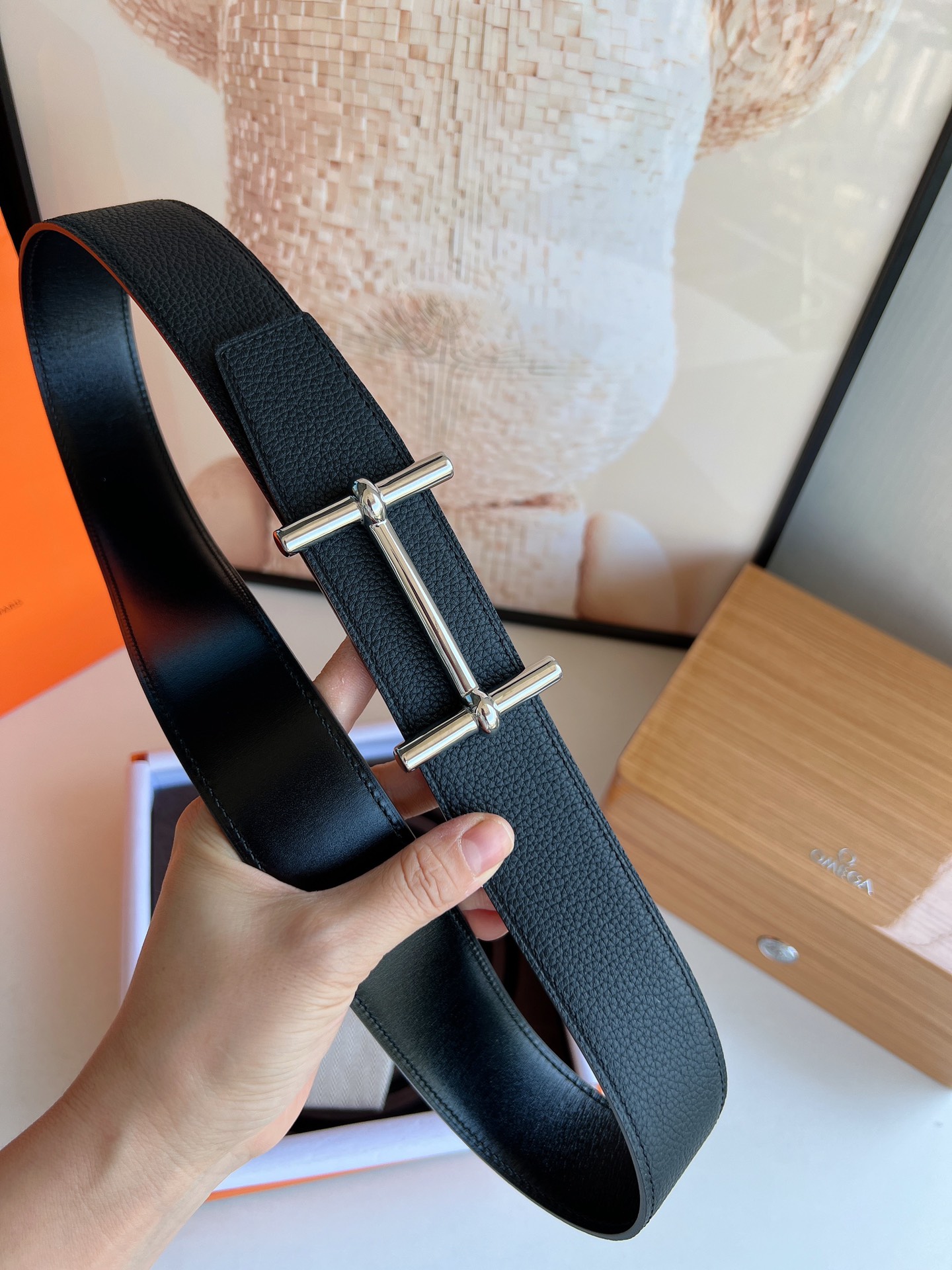 Hermès Male Basic Belt S-m