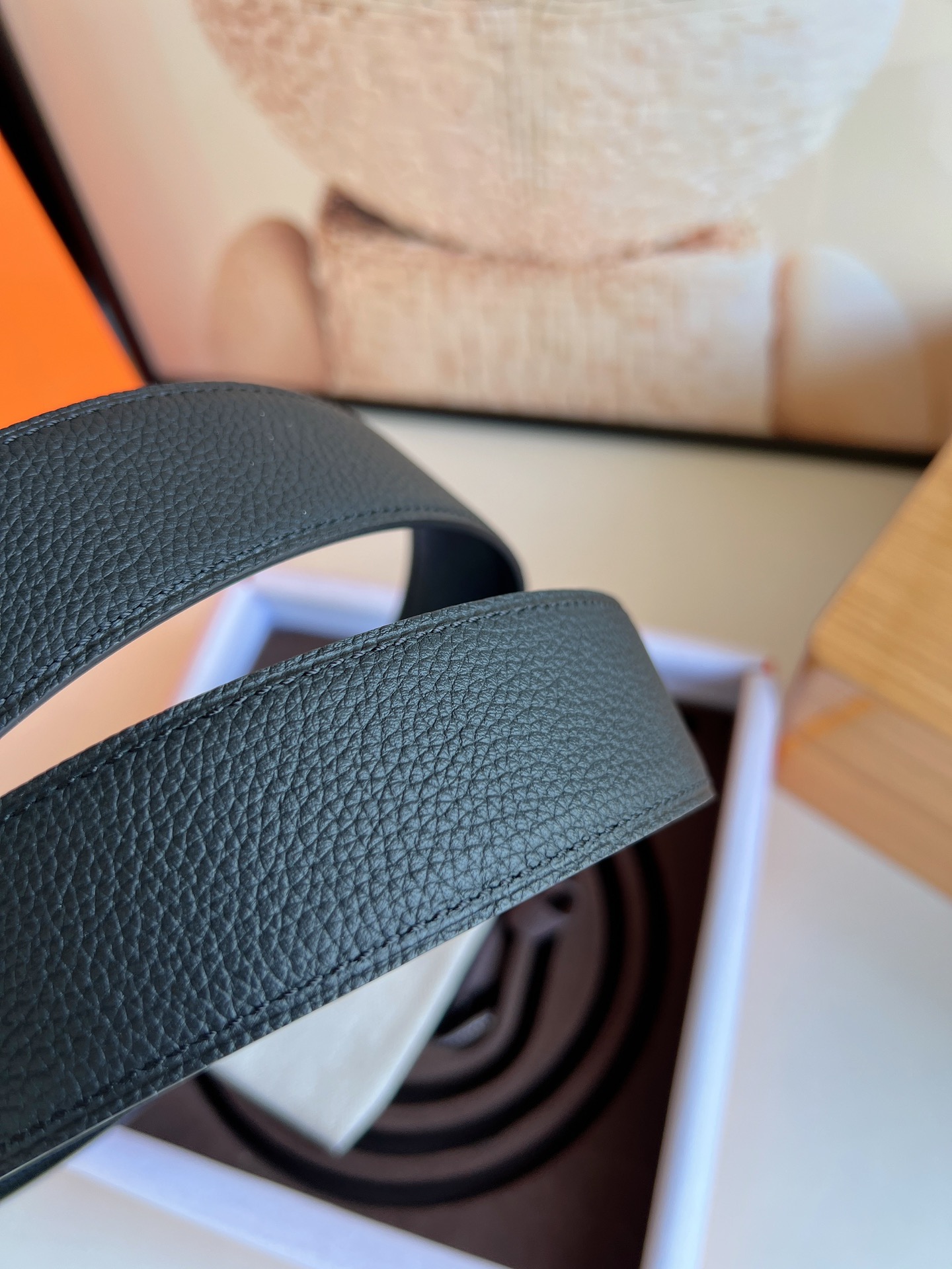 Hermès Male Basic Belt S-m