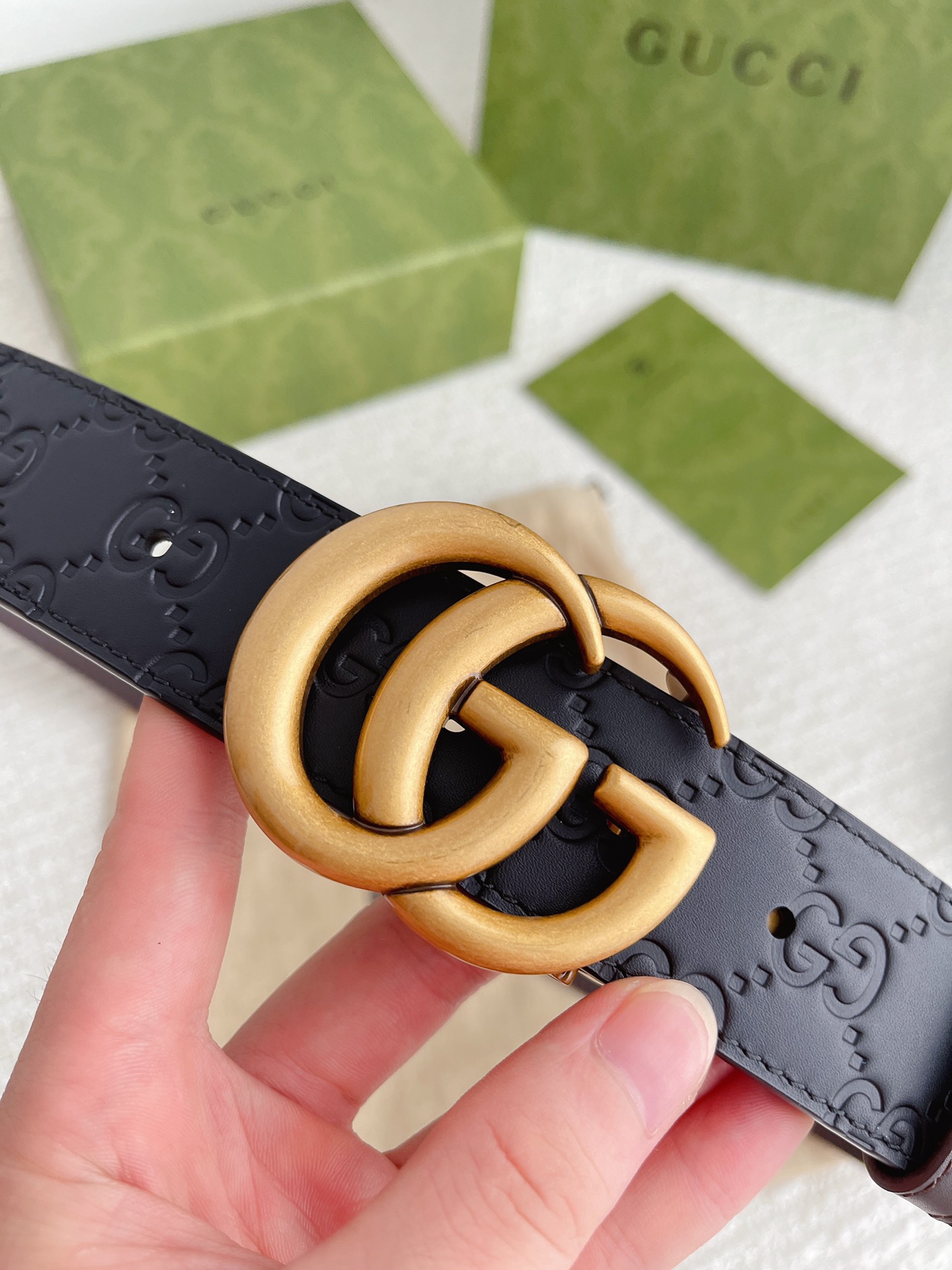 Gucci Basic Belt Cow Leather