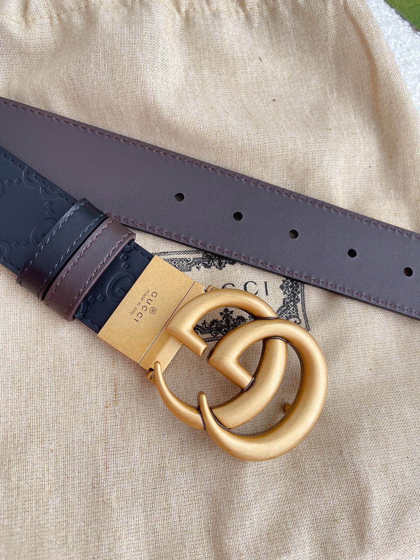 Gucci Basic Belt Cow Leather