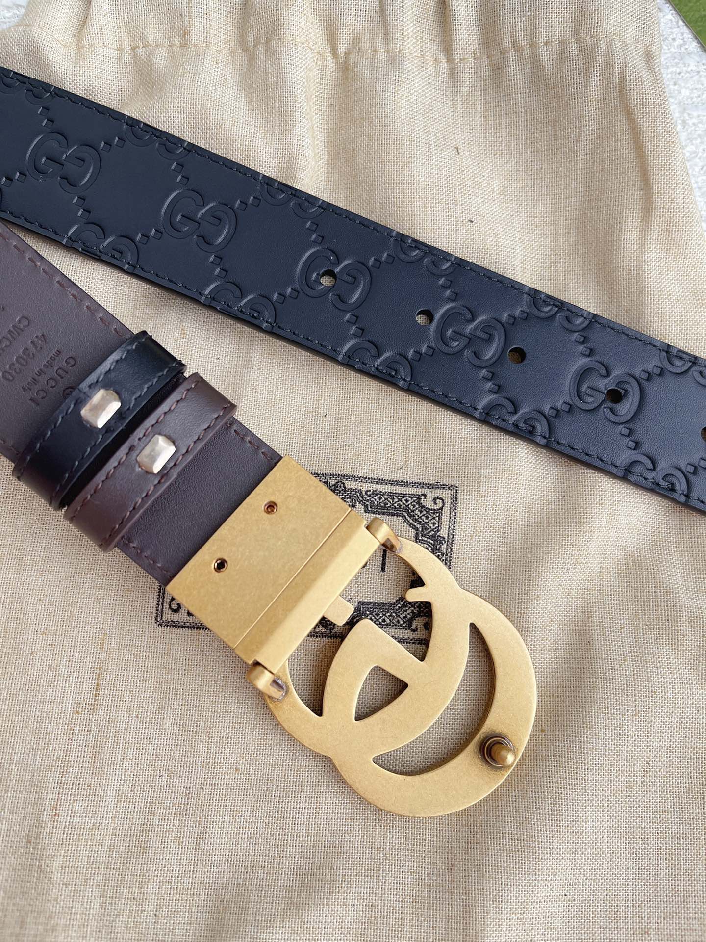 Gucci Basic Belt Cow Leather