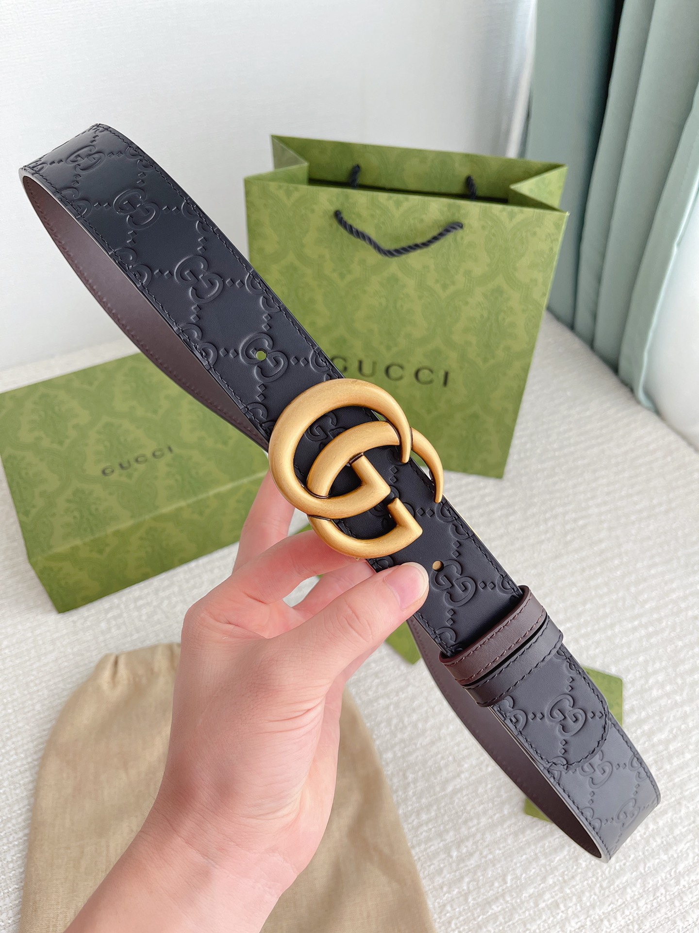 Gucci Basic Belt Cow Leather