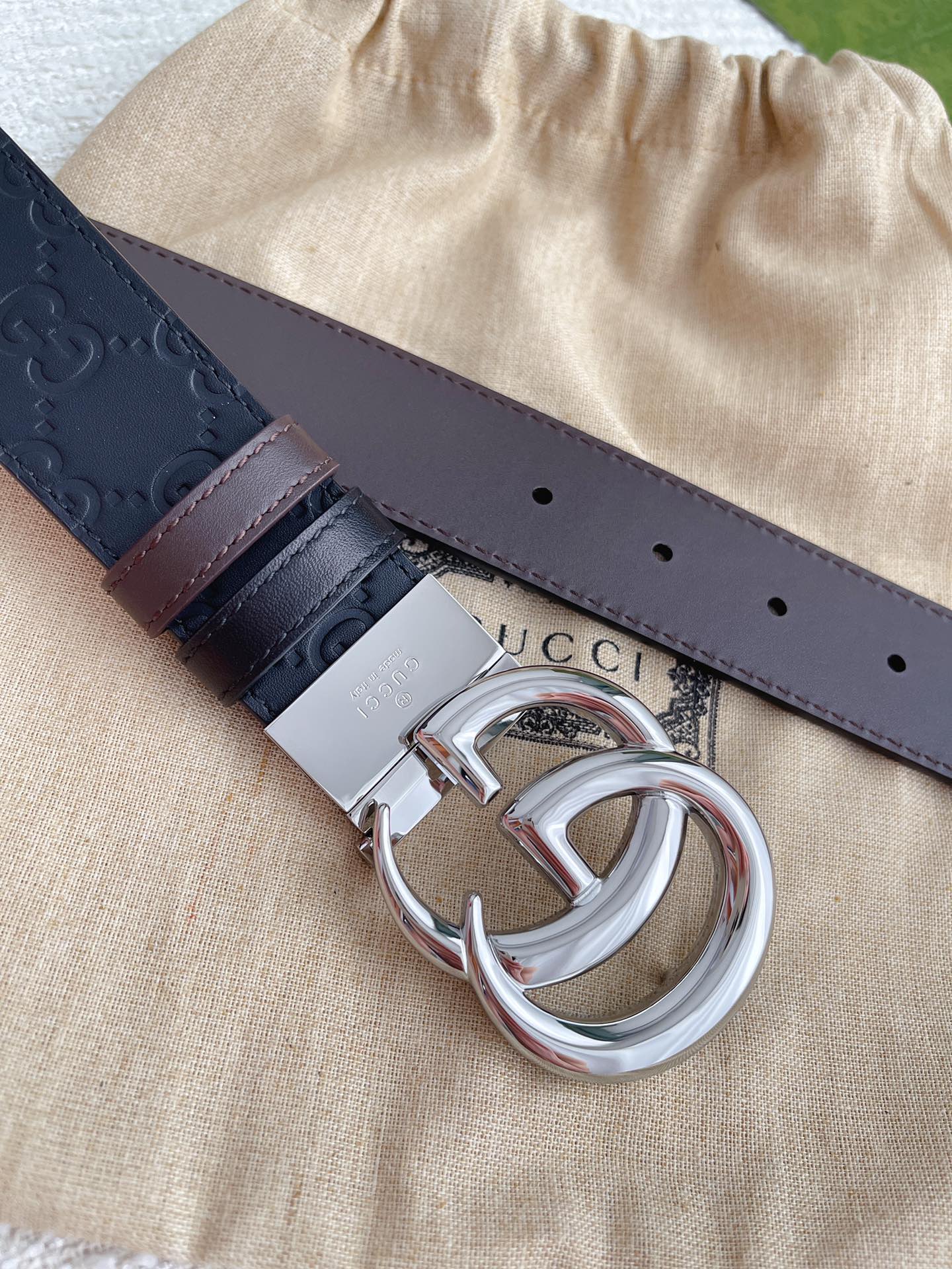 Gucci Basic Belt Cow Leather
