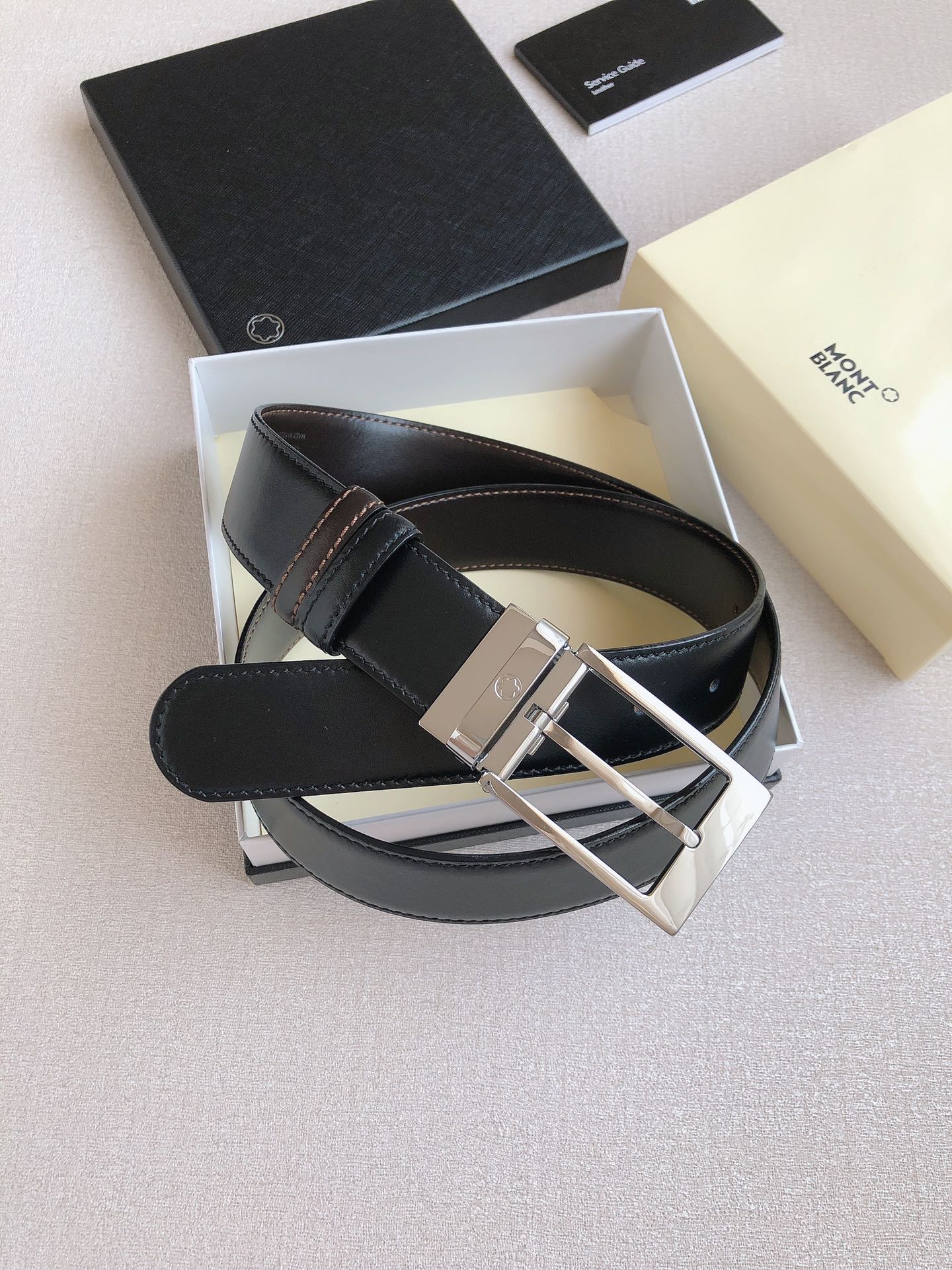 Montblanc Leather Belt 35mm