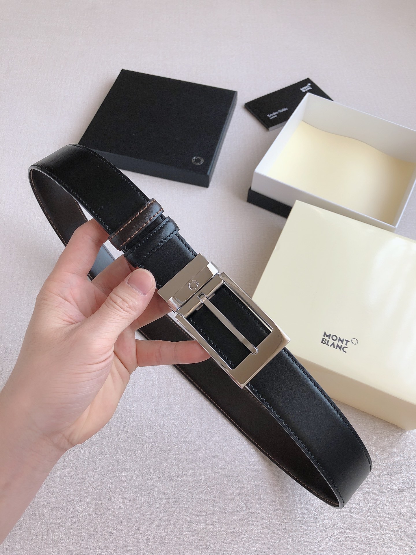 Montblanc Leather Belt 35mm