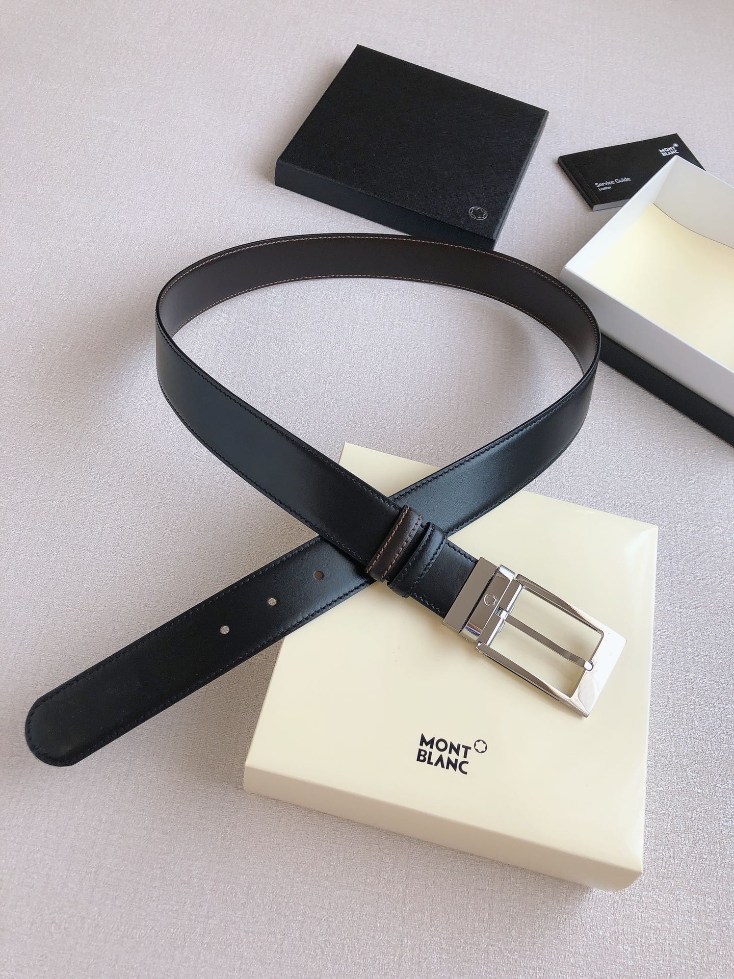 Montblanc Leather Belt 35mm