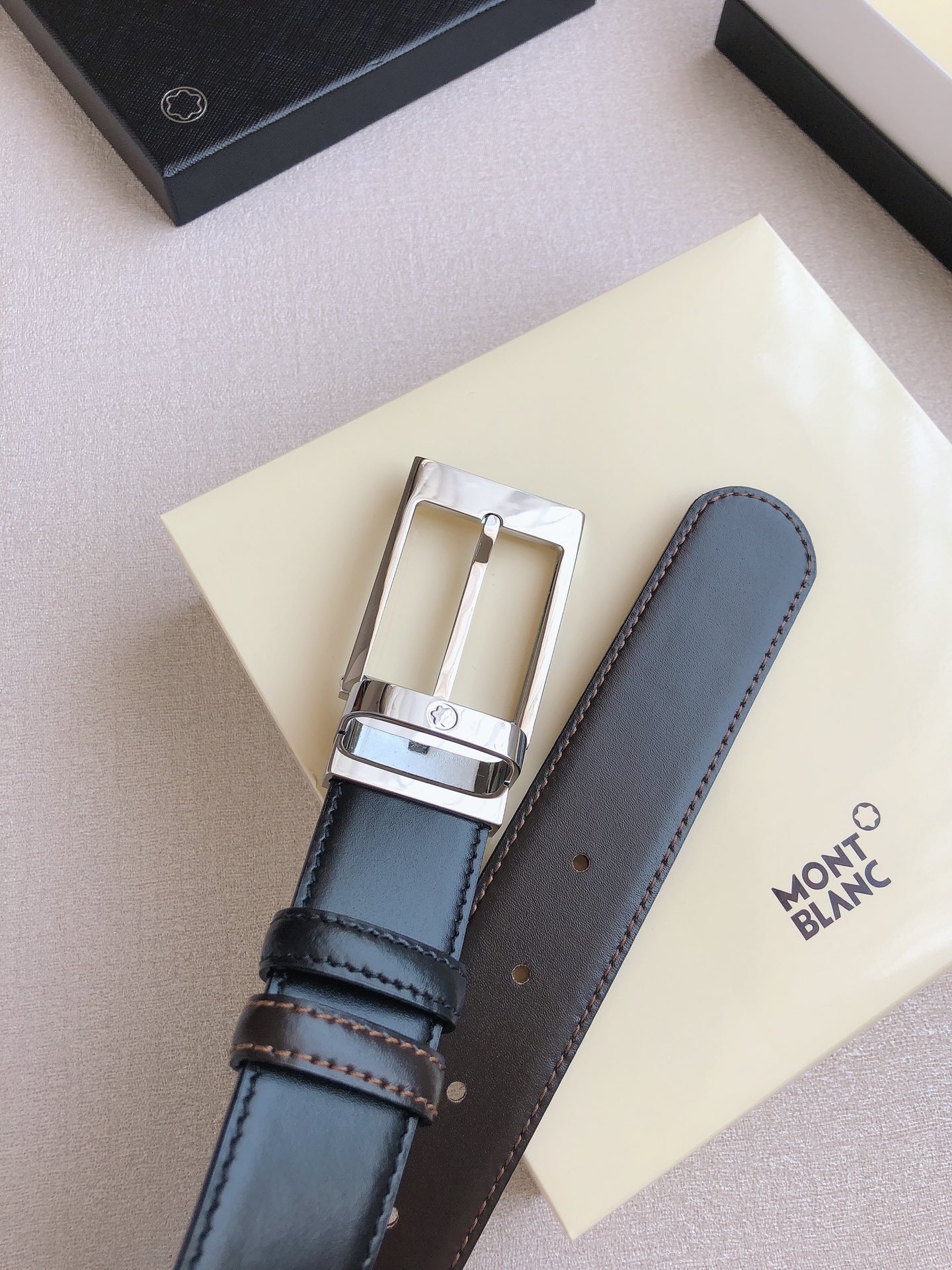 Montblanc Leather Belt 35mm