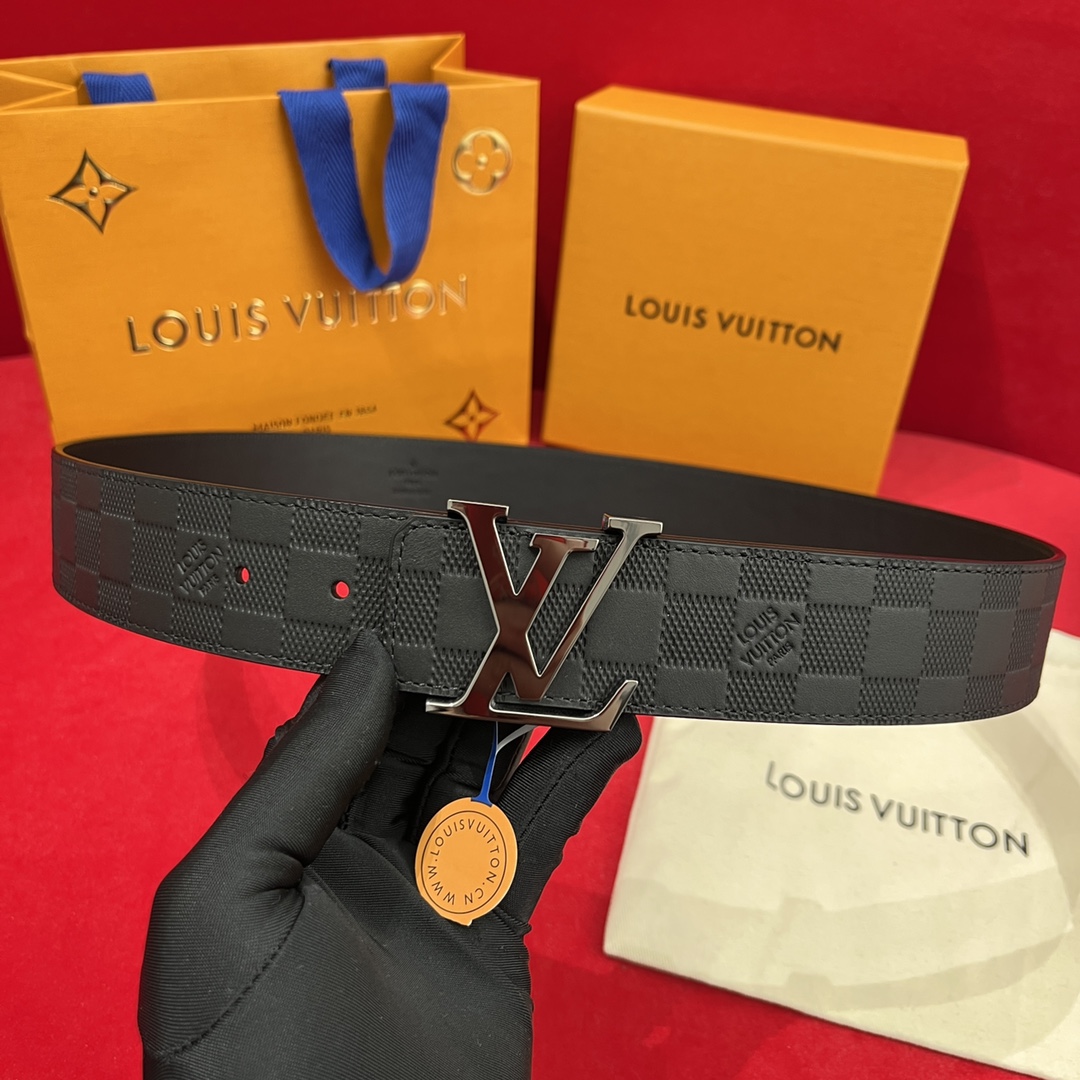 Louis Vuitton Male Basic Belt Cow Leather S-l