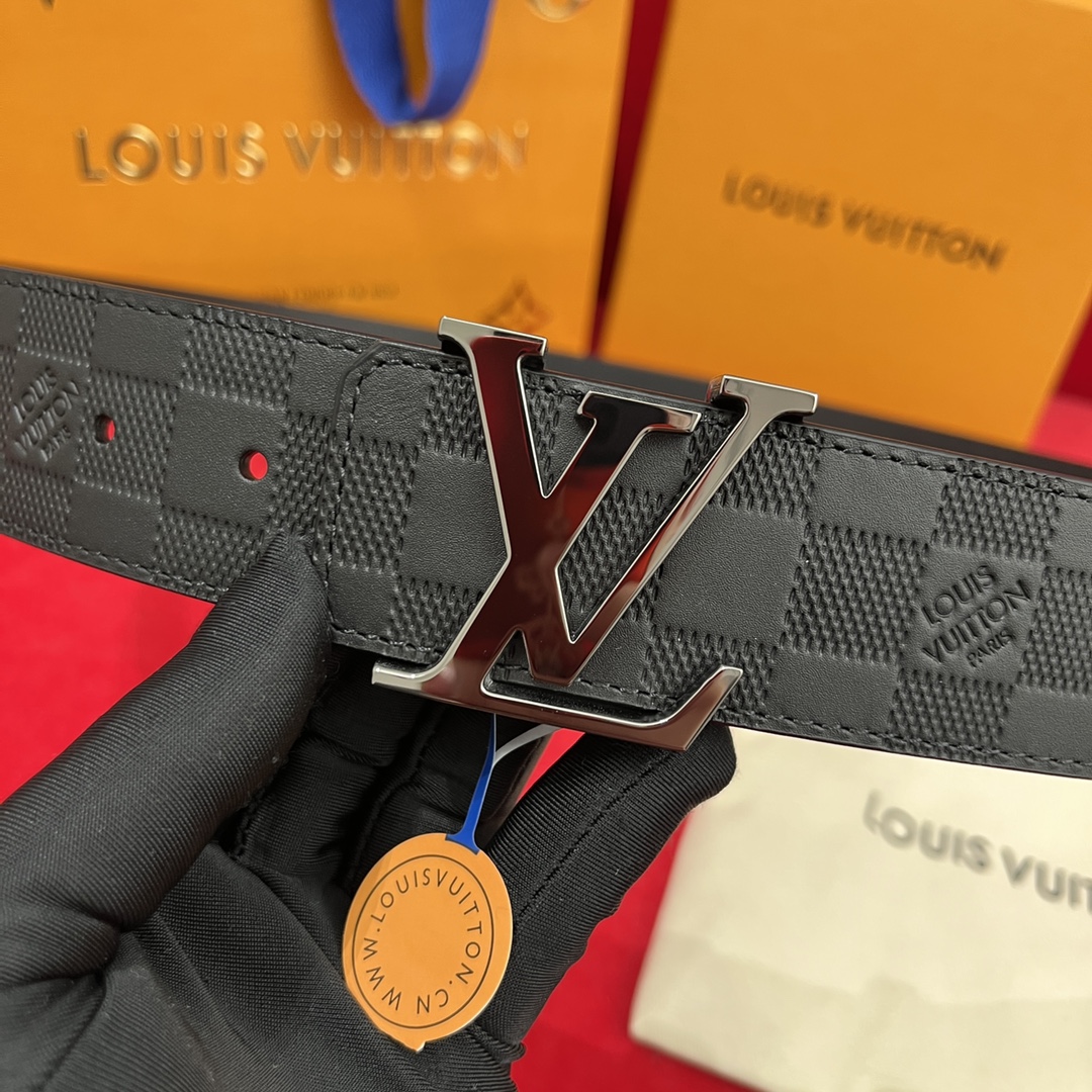 Louis Vuitton Male Basic Belt Cow Leather S-l