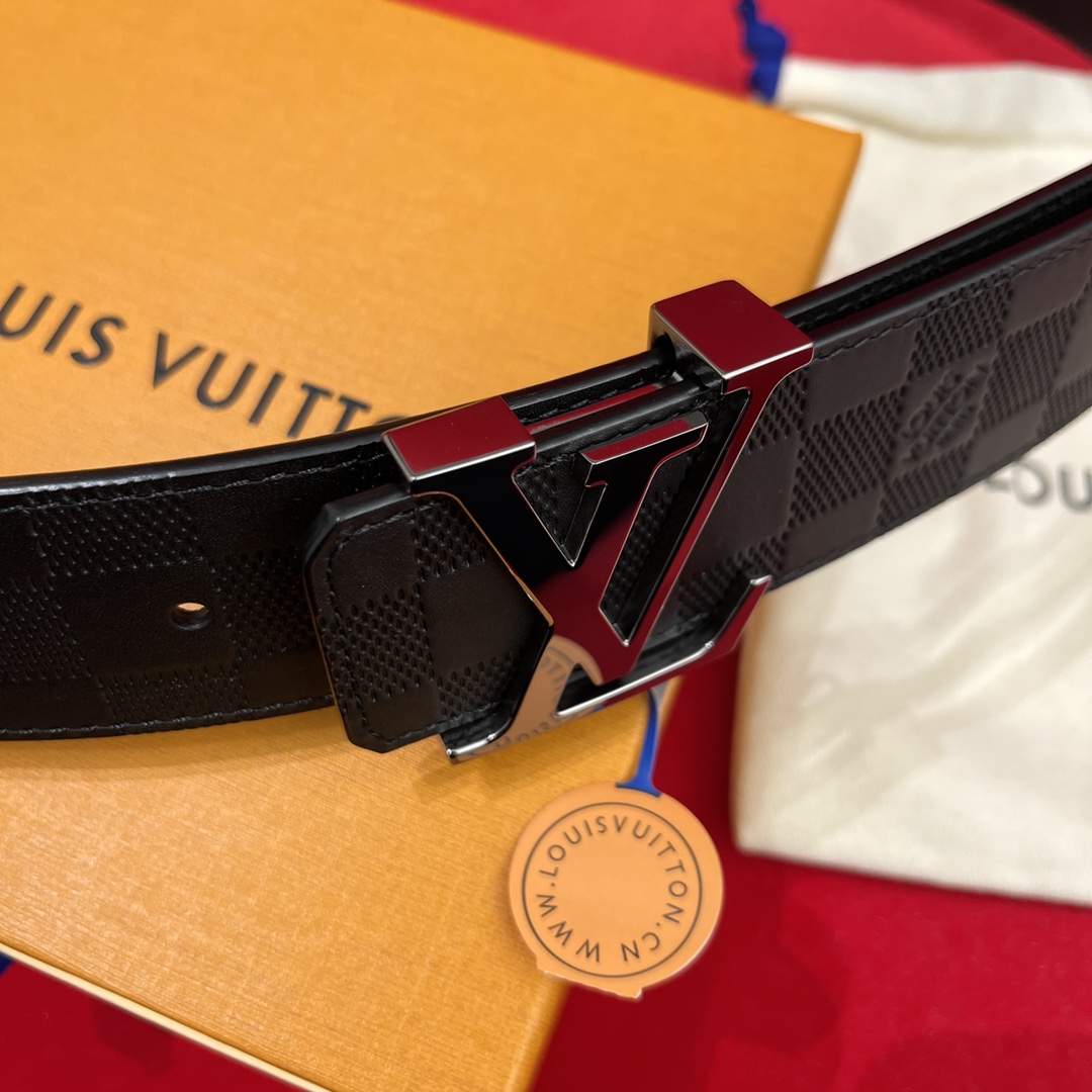 Louis Vuitton Male Basic Belt Cow Leather S-l