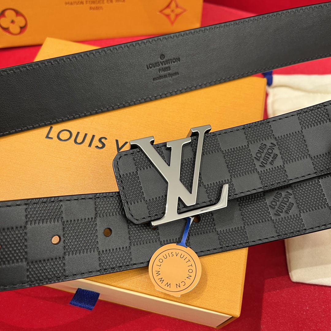 Louis Vuitton Male Basic Belt Cow Leather S-l