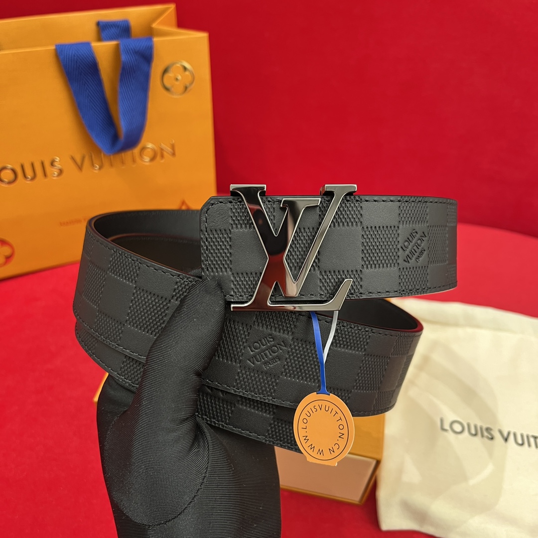 Louis Vuitton Male Basic Belt Cow Leather S-l