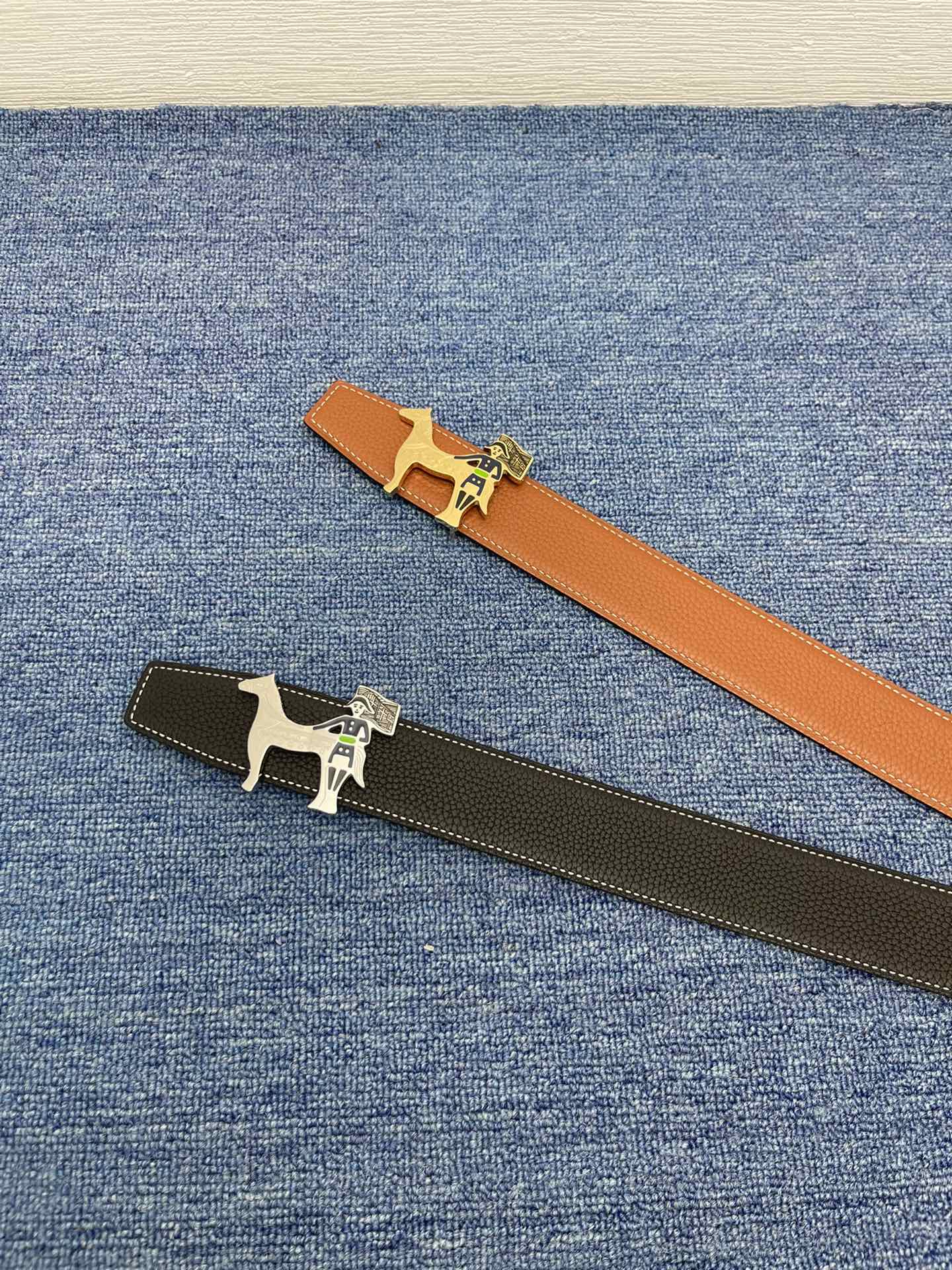 Hermès Leather Belt S-m