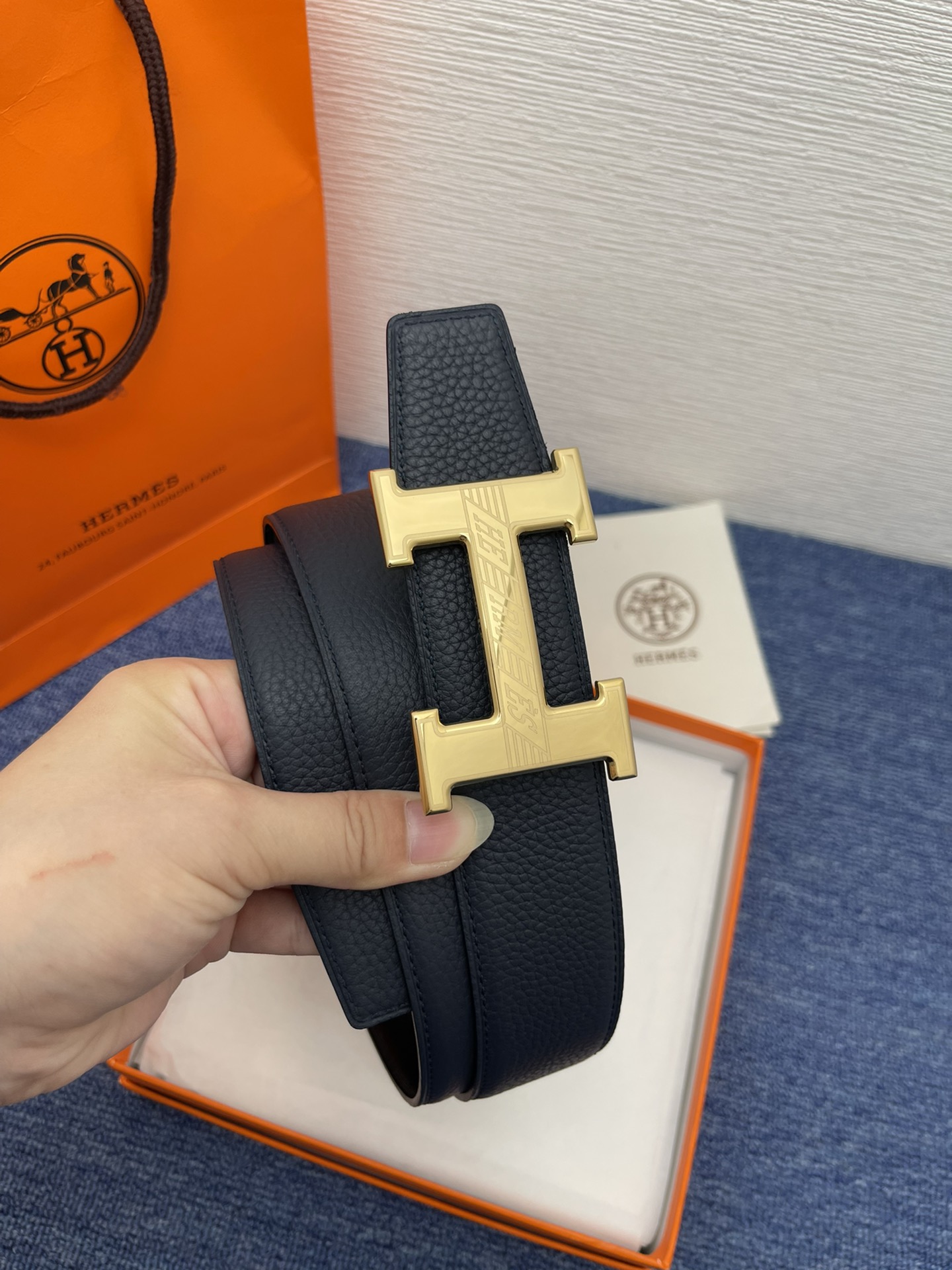 Hermès Basic Belt Black