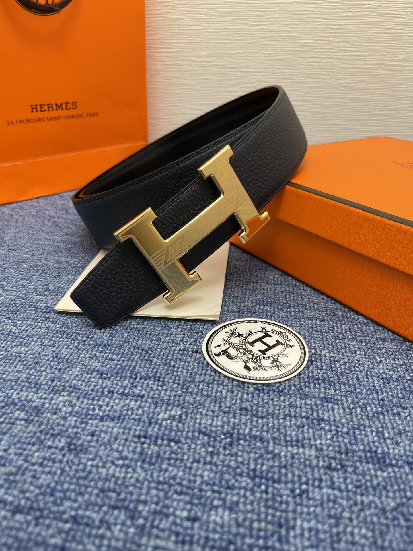 Hermès Basic Belt Black
