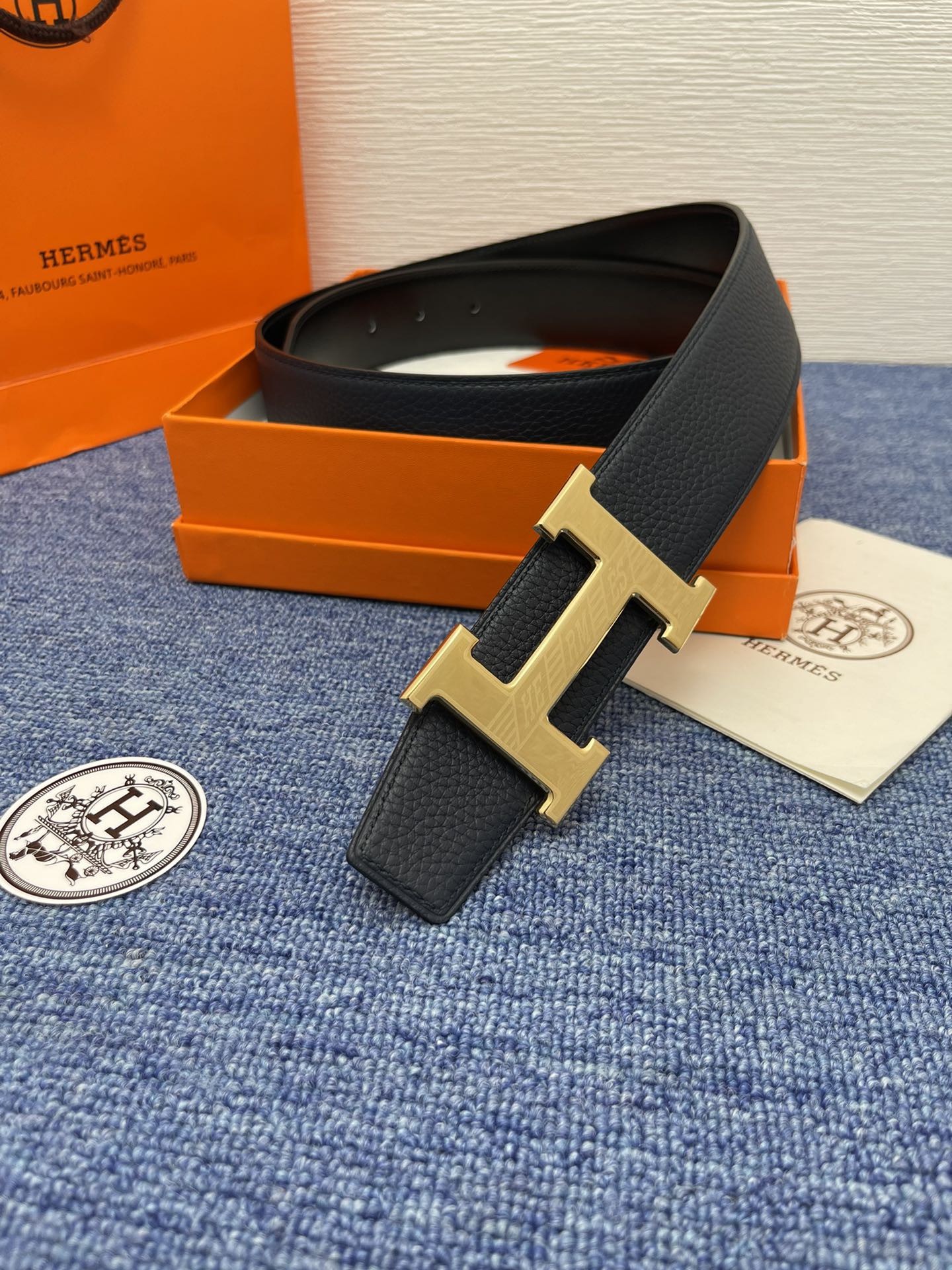 Hermès Basic Belt Black
