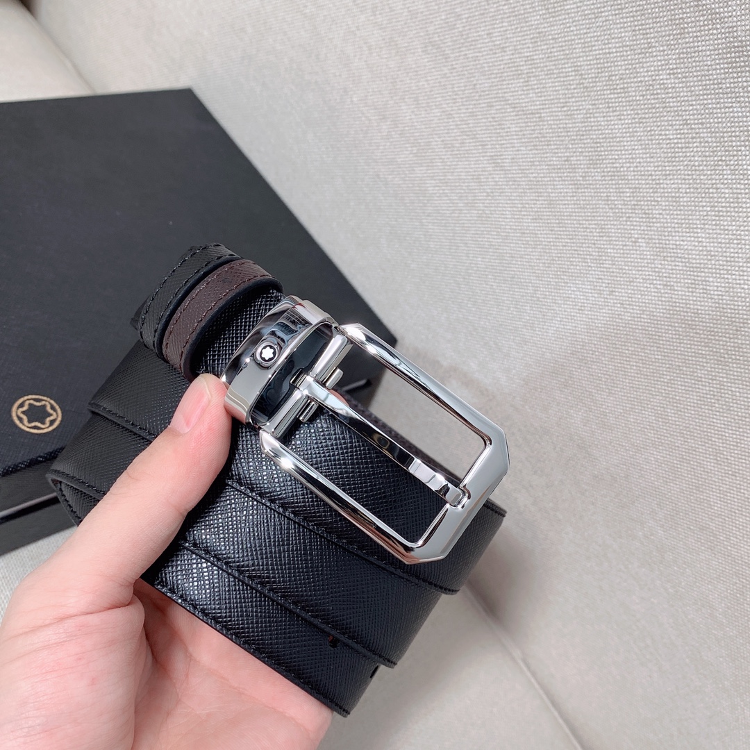 Montblanc Male Basic Belt Cow Leather M-l